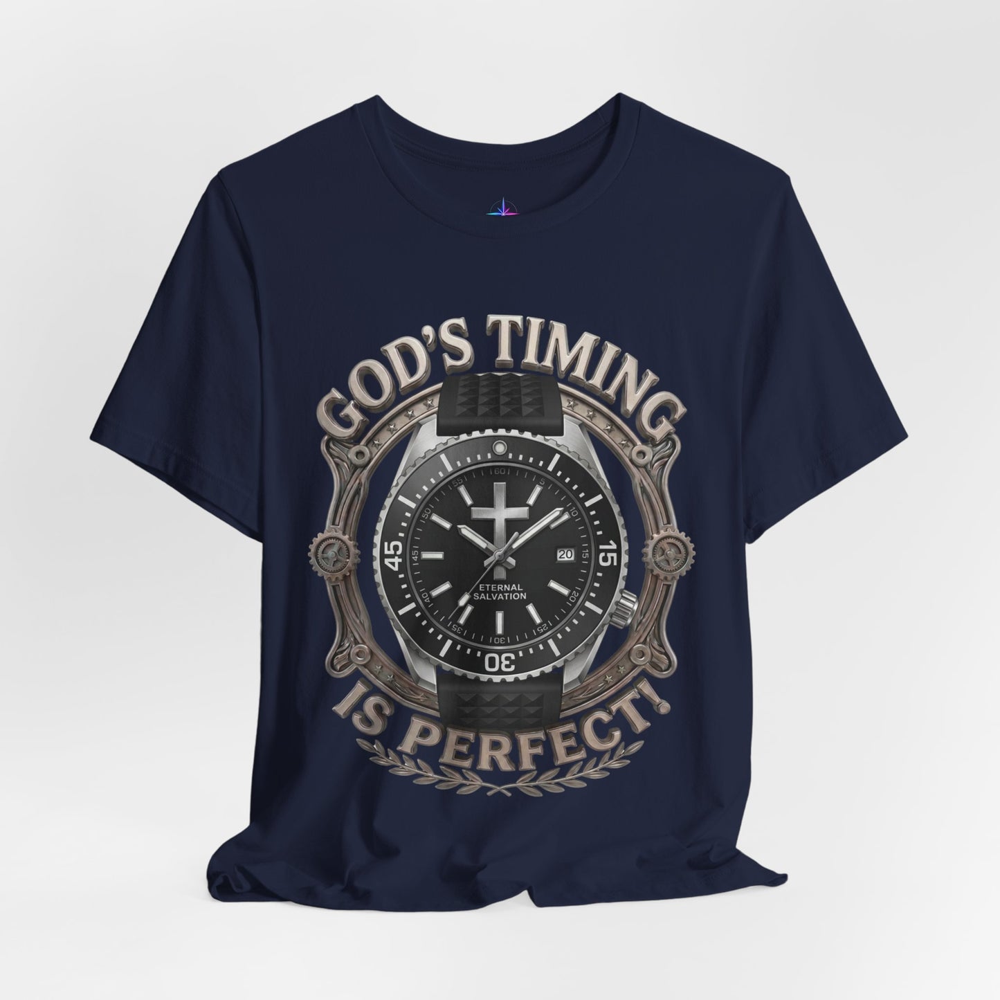 God's Timing Is Perfect Watch Lover T-Shirt | Christian Graphic Tee 5