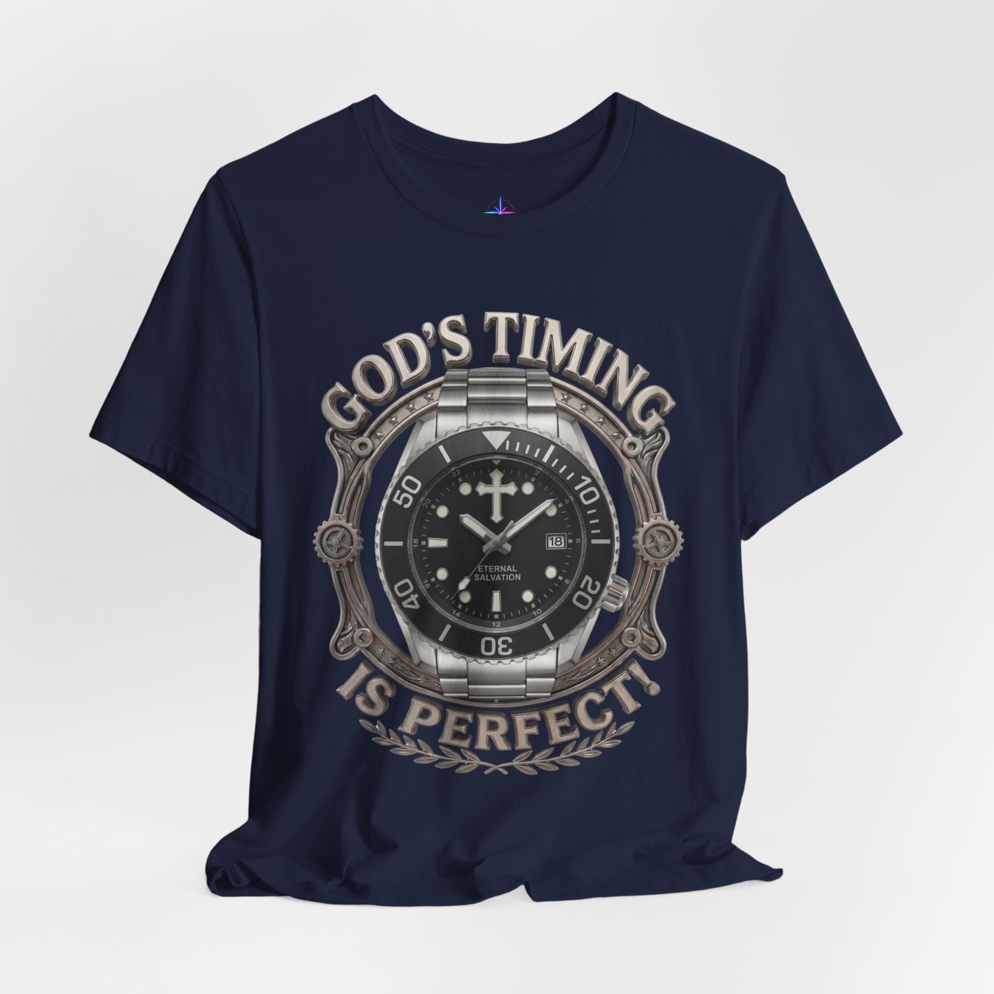 God's Timing Is Perfect Watch Lover T-Shirt | Christian Graphic Tee 3