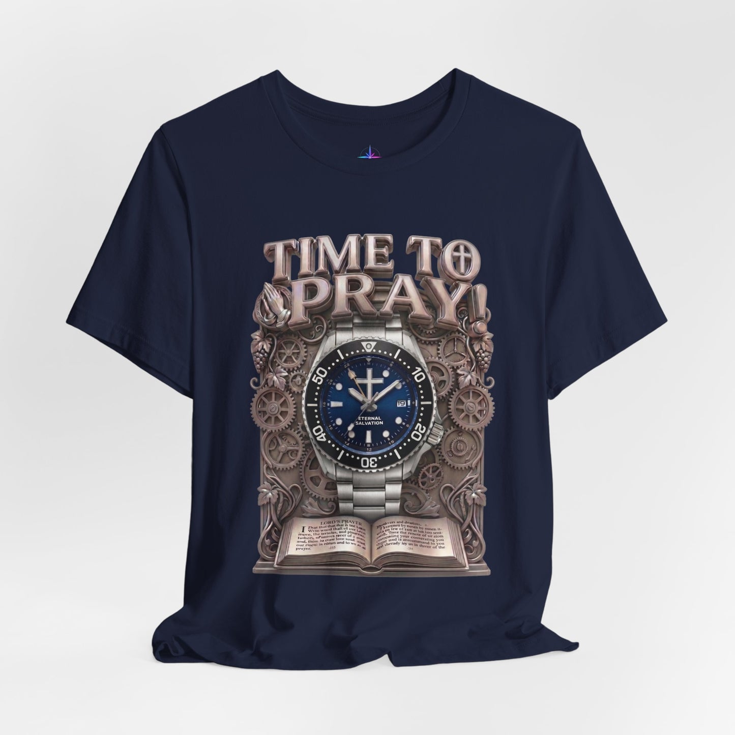 Time To Pray Watch Lover T-Shirt | Christian Graphic Tee 1