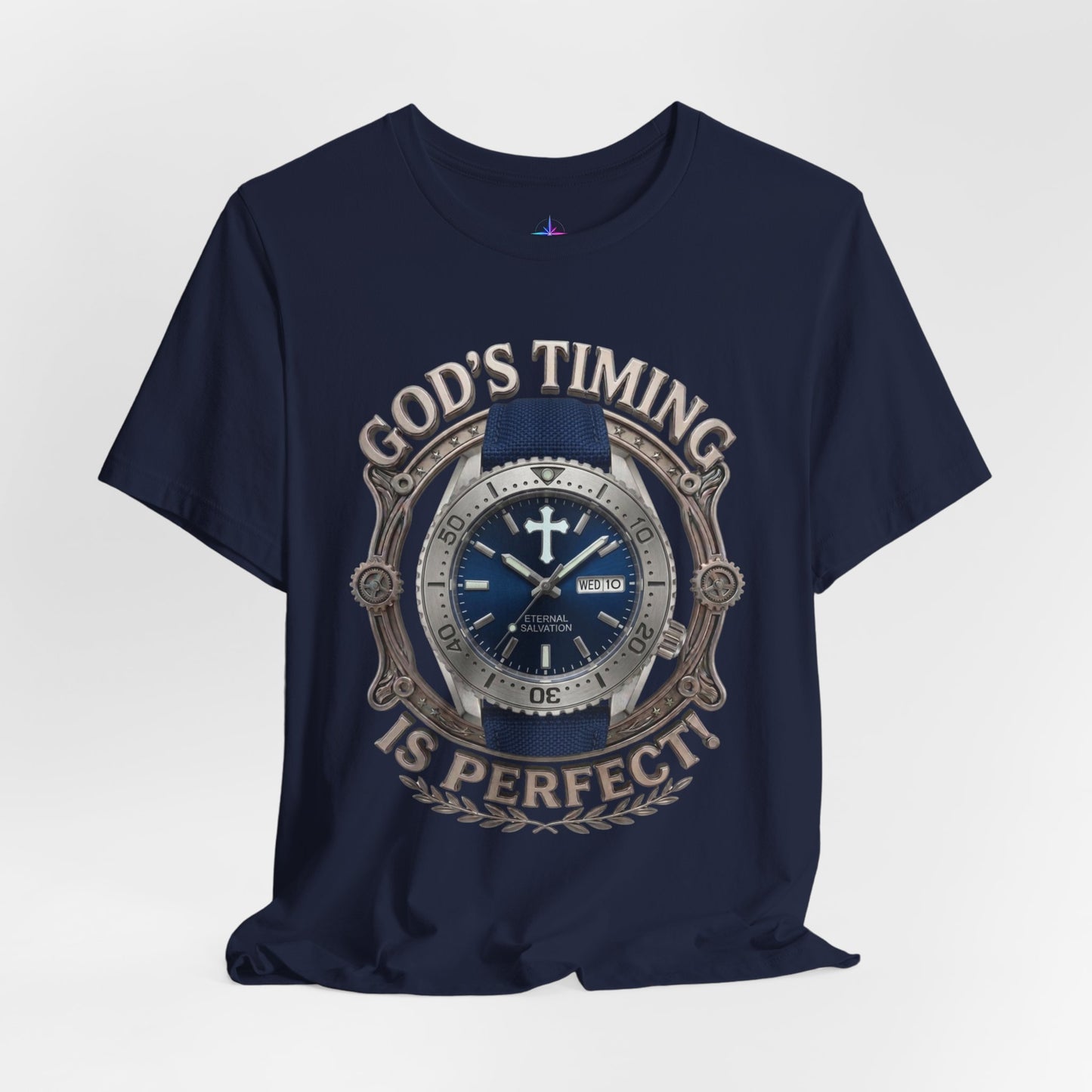God's Timing Is Perfect Watch Lover T-Shirt | Christian Graphic Tee 2