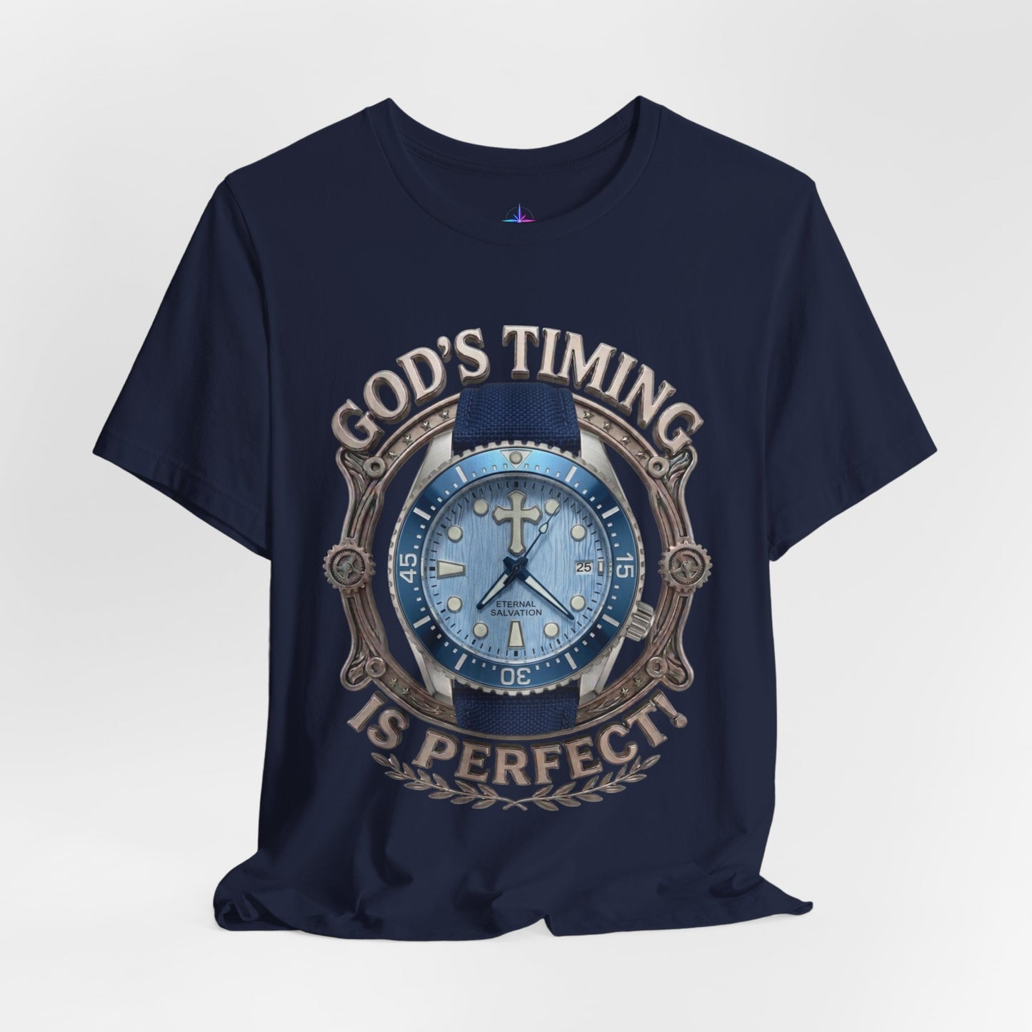 God's Timing Is Perfect Watch Lover T-Shirt | Christian Graphic Tee 4