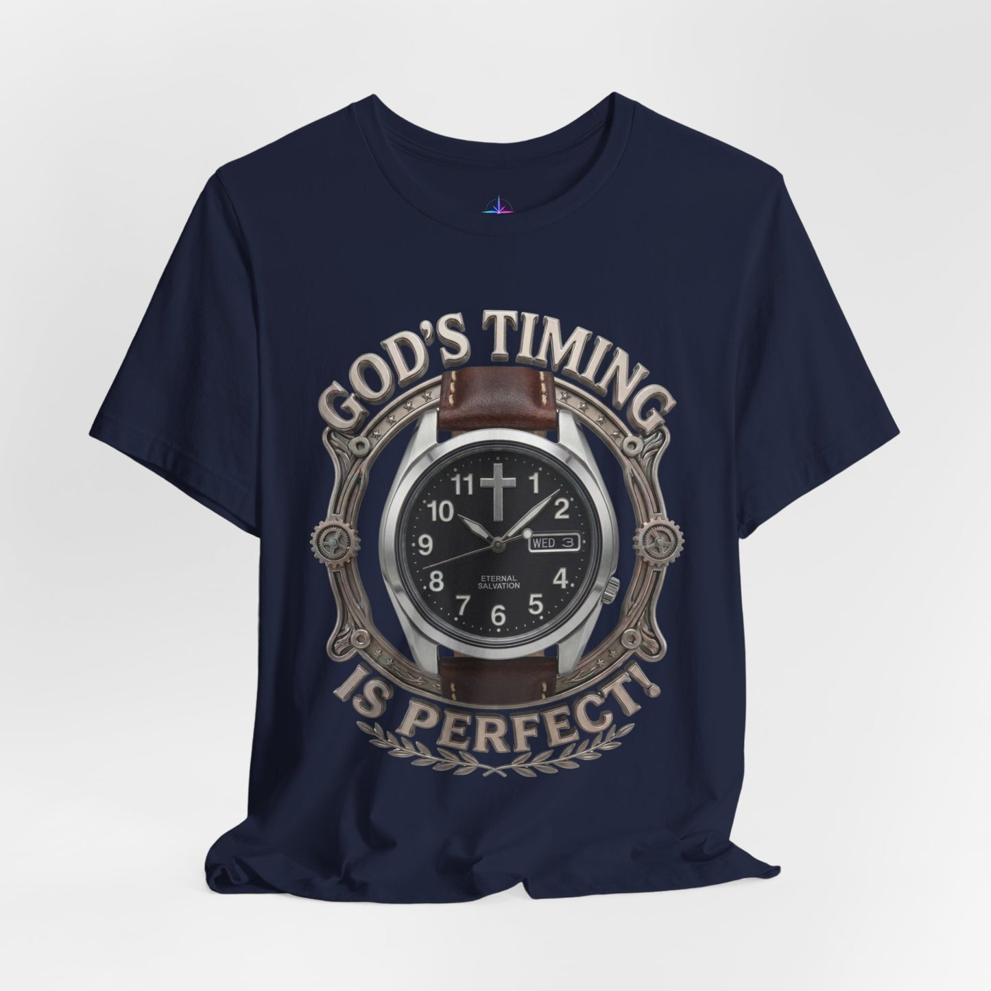 God's Timing Is Perfect Watch Lover T-Shirt | Christian Graphic Tee 6