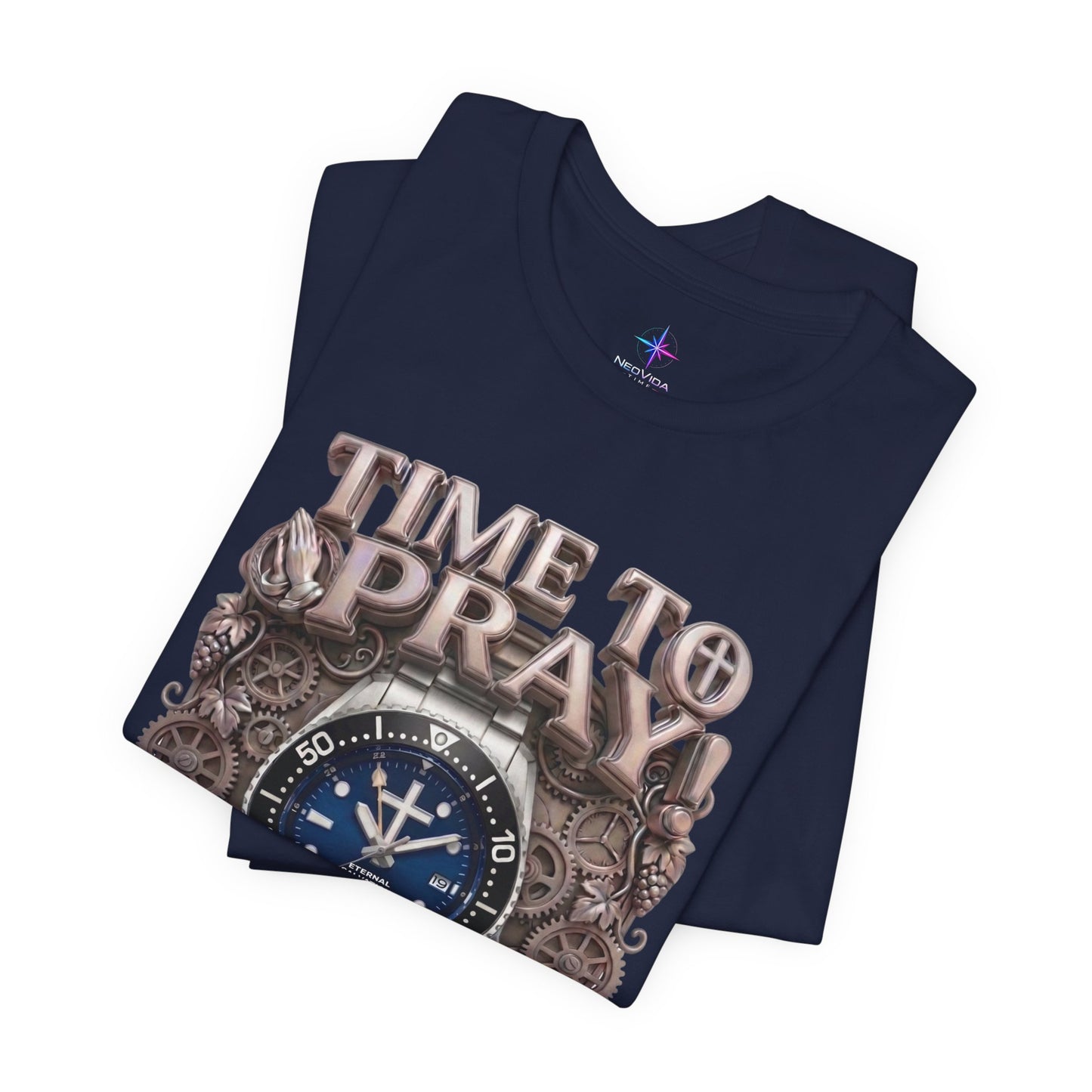 Time To Pray Watch Lover T-Shirt | Christian Graphic Tee 1