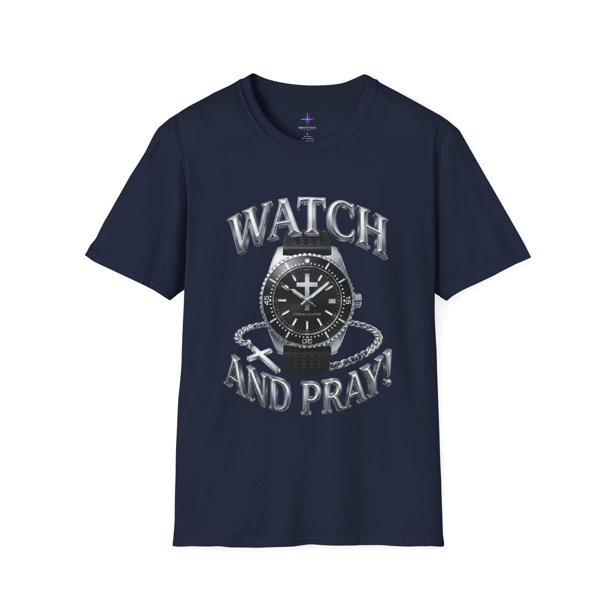 Watch and Pray! Heavyweight Graphic Tee – The Stealth Tactical Edition