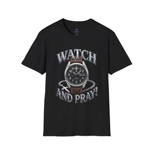 Watch and Pray! Heavyweight Graphic Tee – The Field Duty Edition