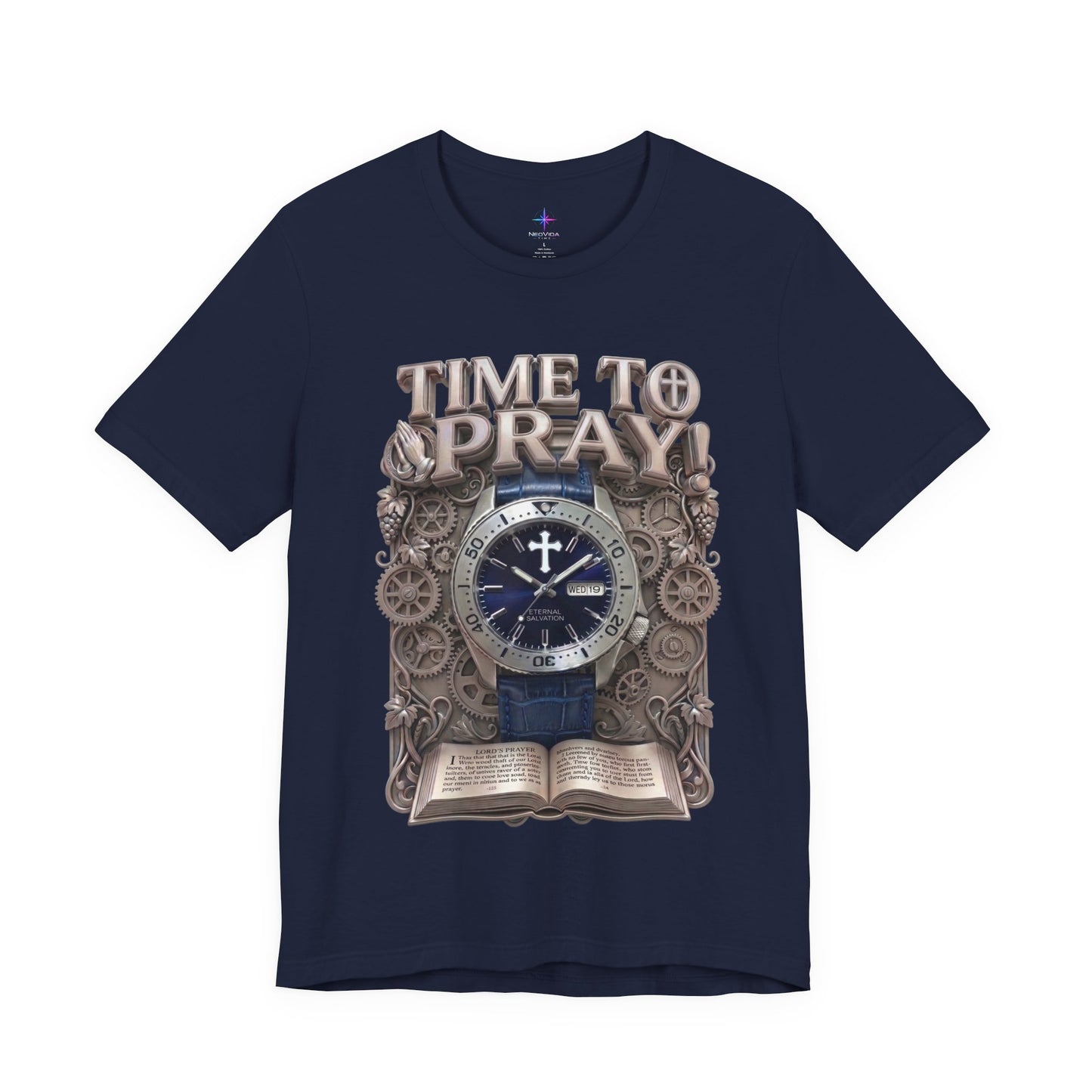Time To Pray Watch Lover T-Shirt | Christian Graphic Tee 2