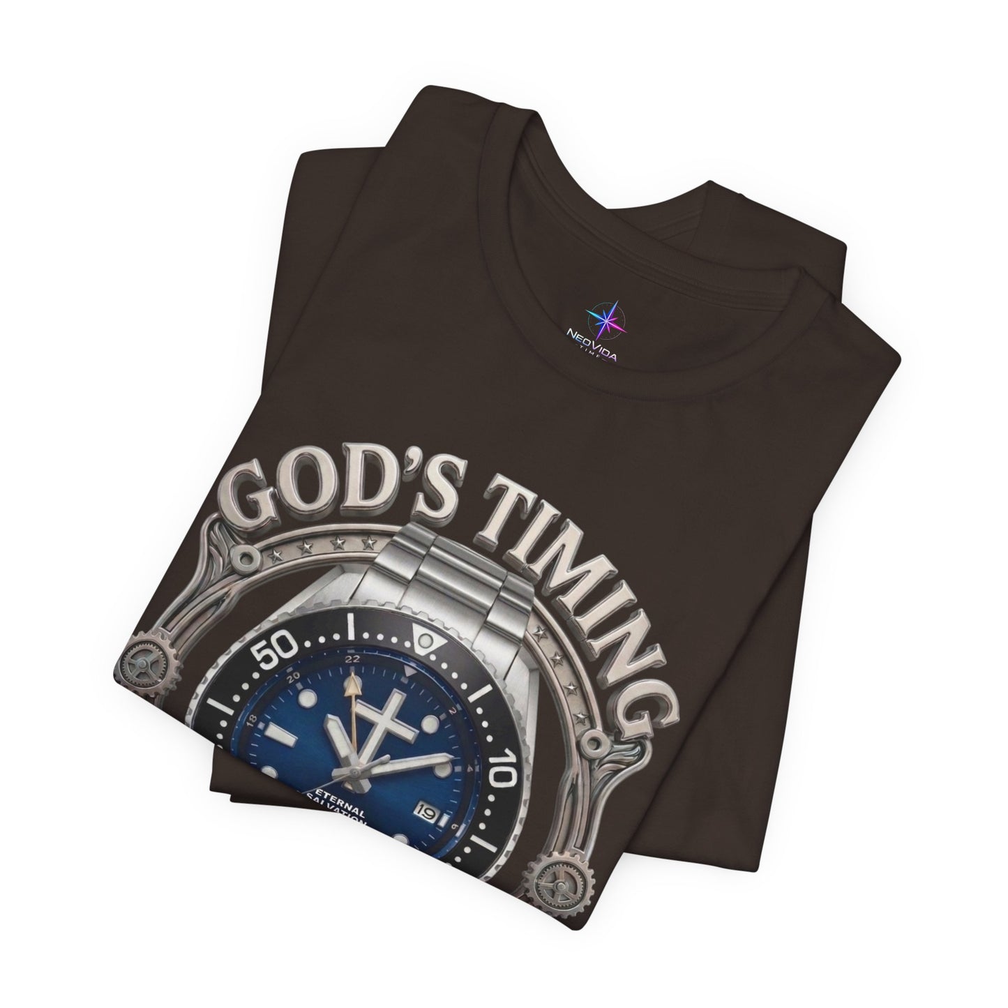 God's Timing Is Perfect Watch Lover T-Shirt | Christian Graphic Tee 1