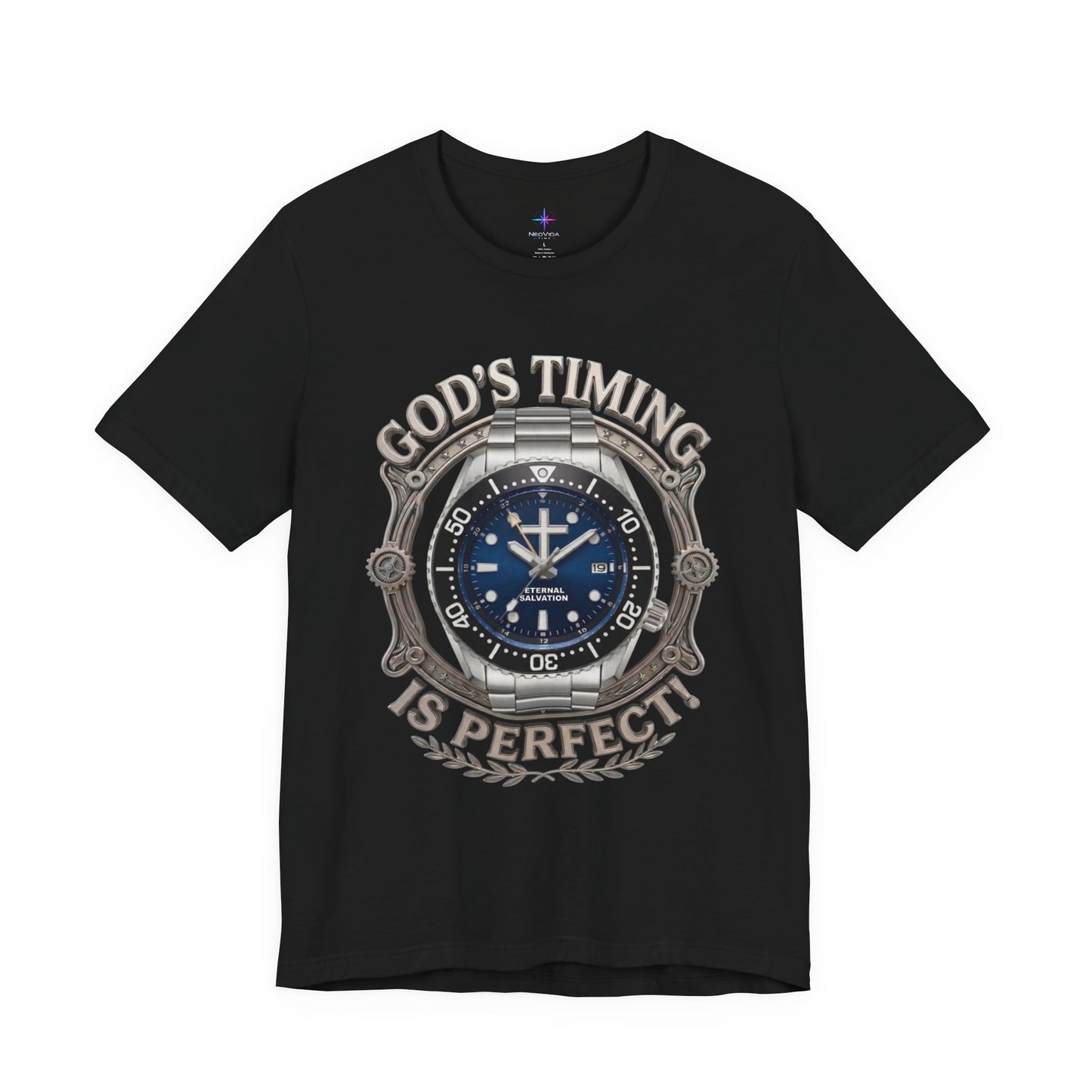 God's Timing Is Perfect Watch Lover T-Shirt | Christian Graphic Tee 1