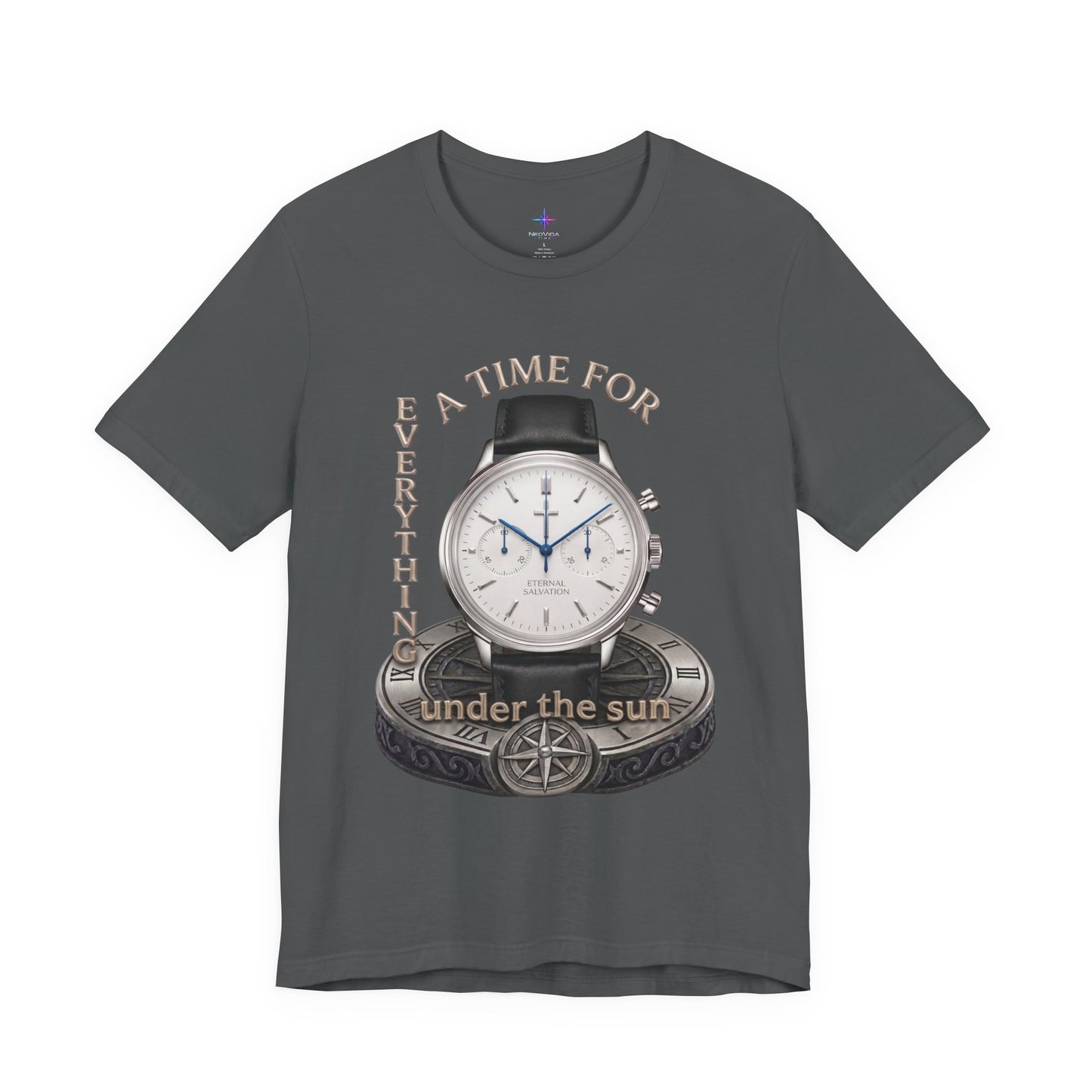 "A Time for Everything" Chronograph Graphic T-Shirt
