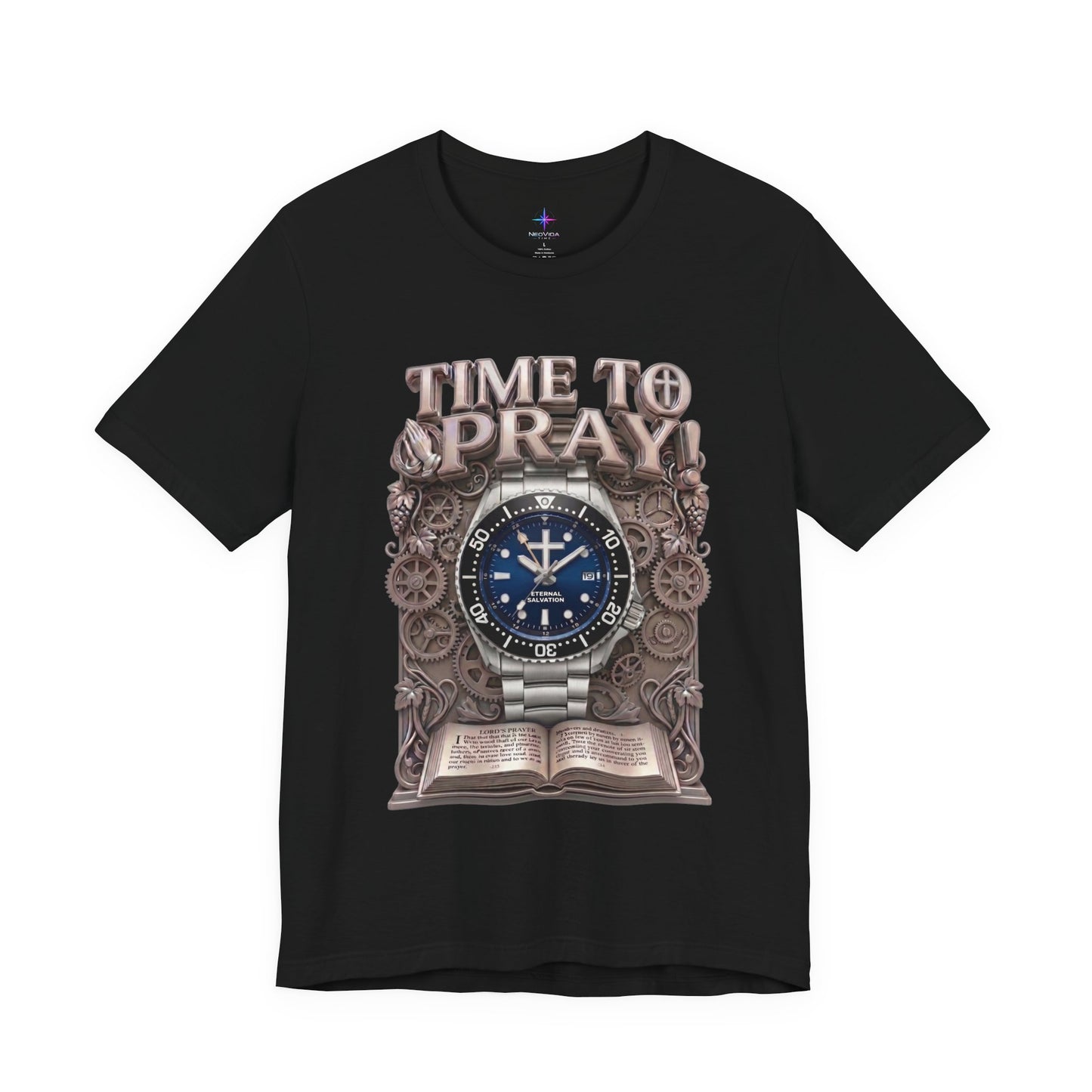 Time To Pray Watch Lover T-Shirt | Christian Graphic Tee 1