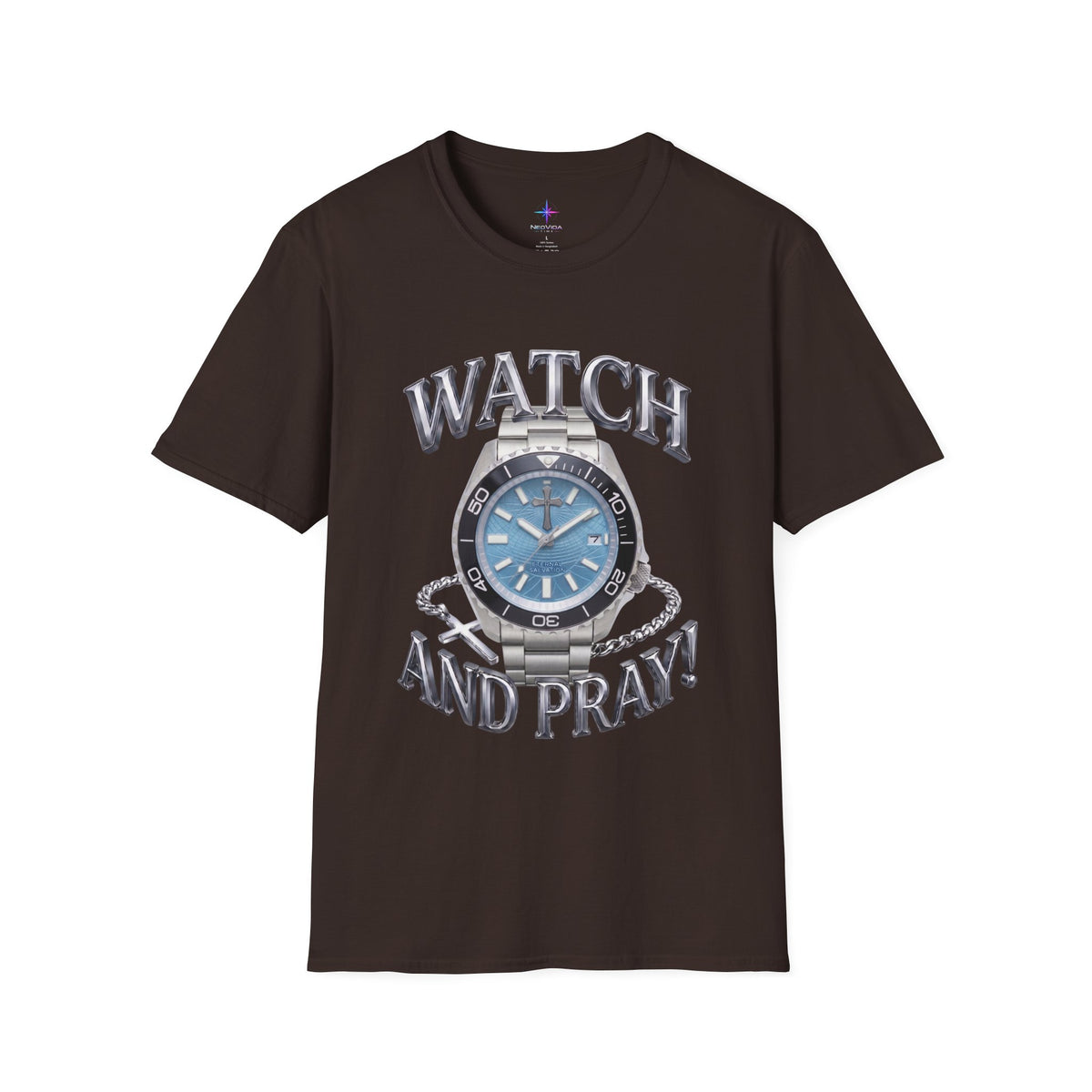 Watch and Pray! Heavyweight Graphic Tee – The Grid Dial Edition