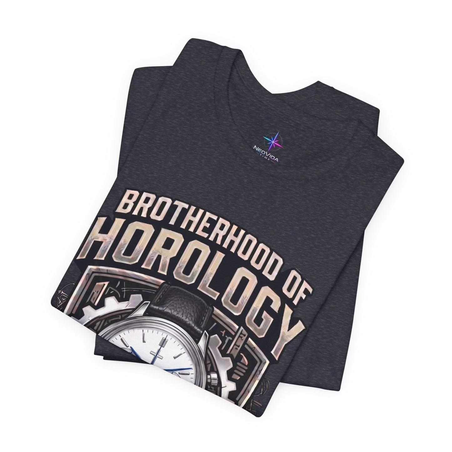 Father's Day Brotherhood of Horology Christian Chrono Watch Lover T-Shirt | A Father in Faith graphic tee