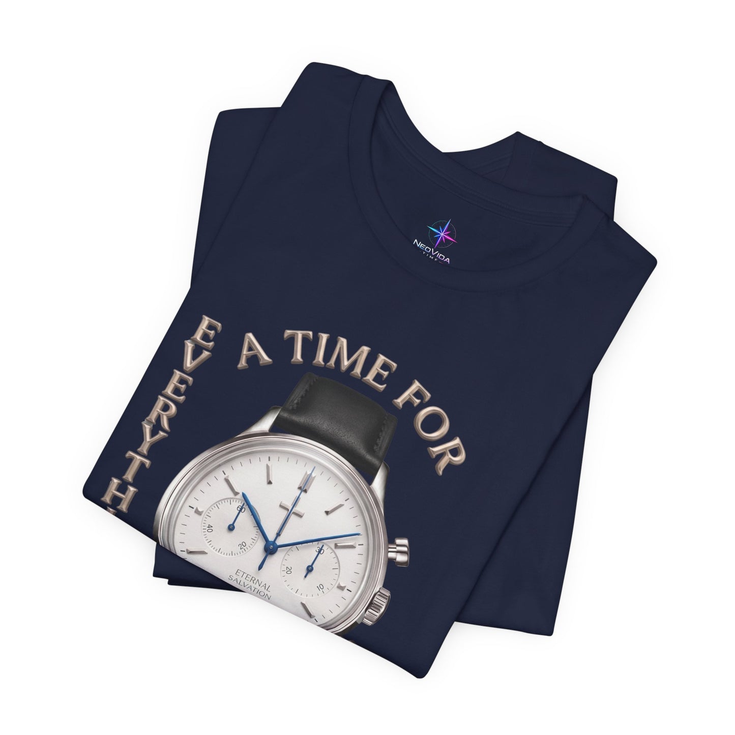 "A Time for Everything" Chronograph Graphic T-Shirt