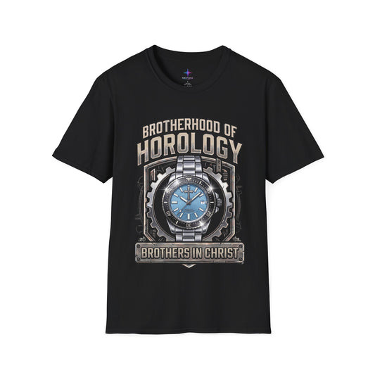 Brotherhood of Horology Heavyweight Graphic Tee – The Ice Blue Edition