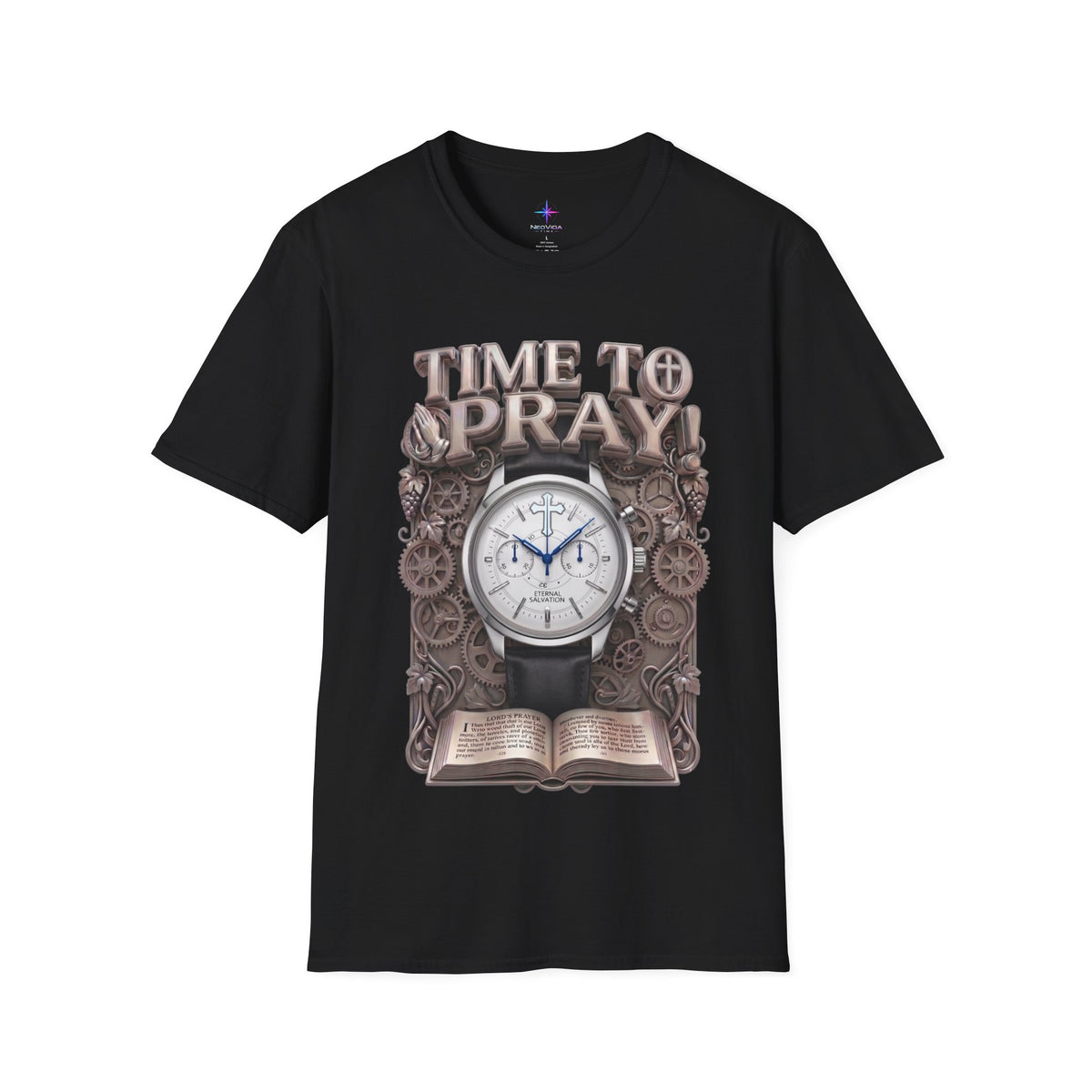 Time to Pray Chronograph Graphic T-Shirt