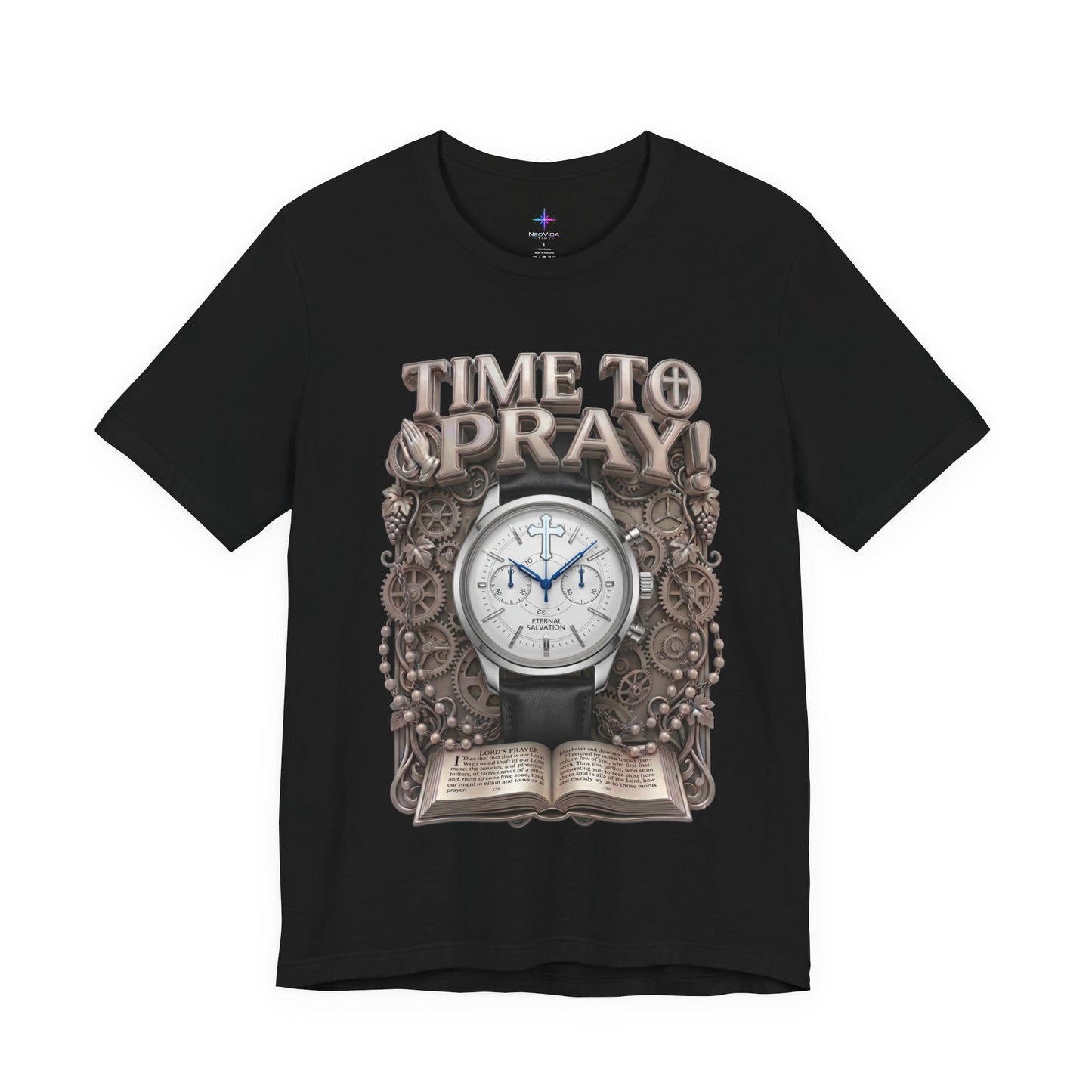 Time To Pray Watch Lover T-Shirt | Christian Graphic Tee 7