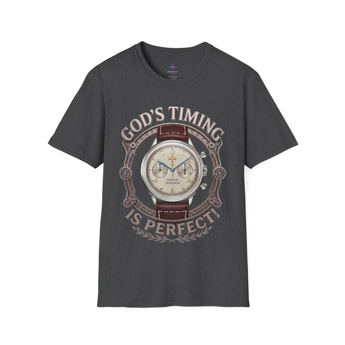 God's Timing Is Perfect Chronograph Watch Graphic T-Shirt