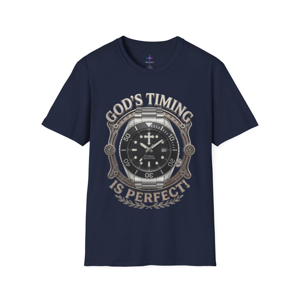 God's Timing Is Perfect Classic Diver Watch Graphic T-Shirt