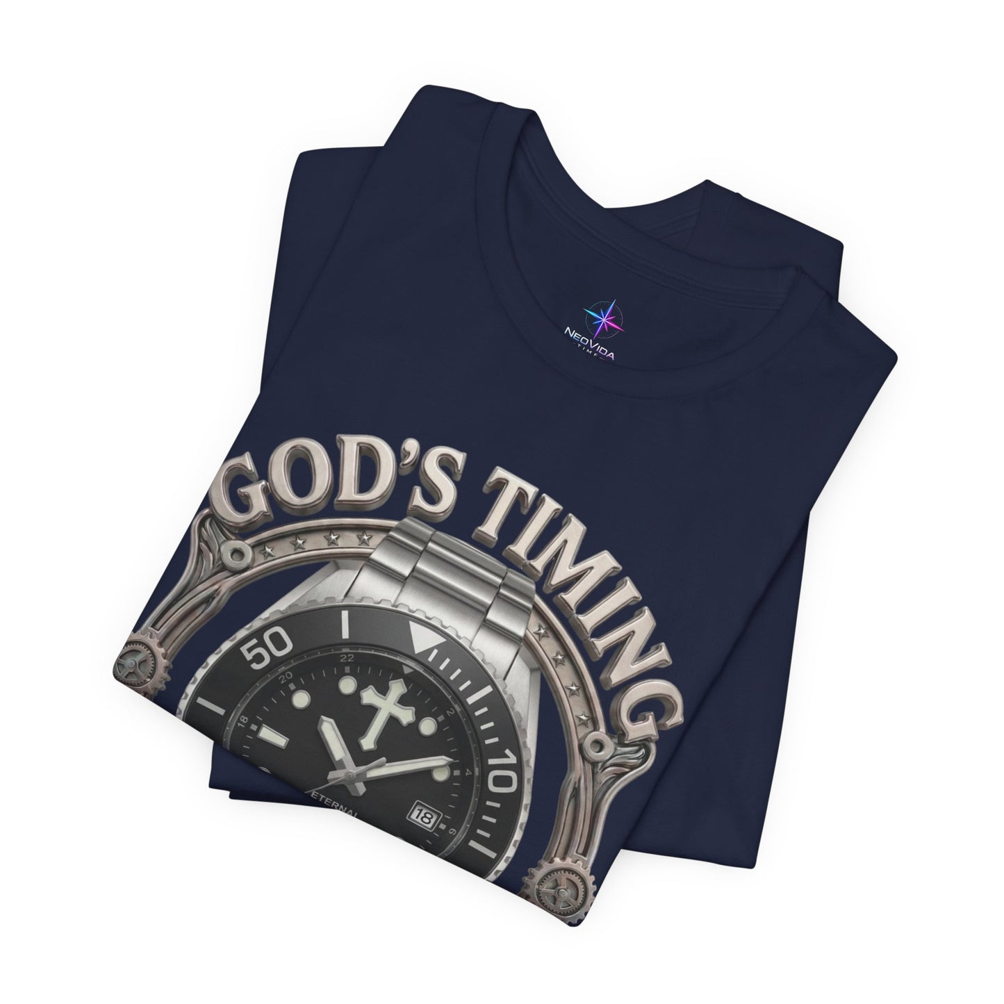 God's Timing Is Perfect Watch Lover T-Shirt | Christian Graphic Tee 3