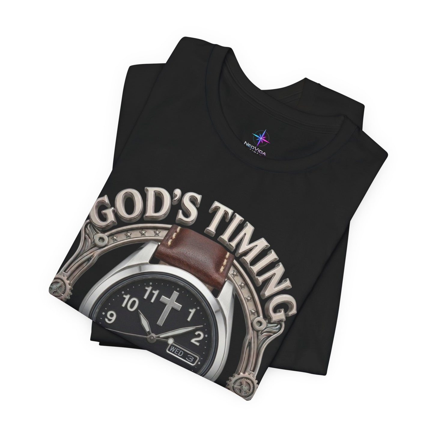 God's Timing Is Perfect Watch Lover T-Shirt | Christian Graphic Tee 6