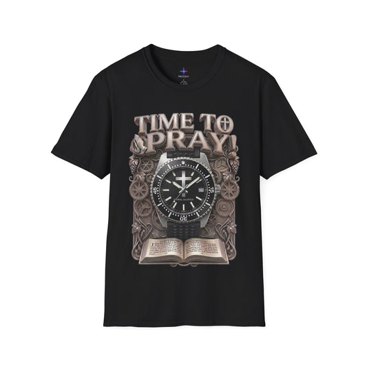 Time to Pray Tactical Diver Graphic T-Shirt