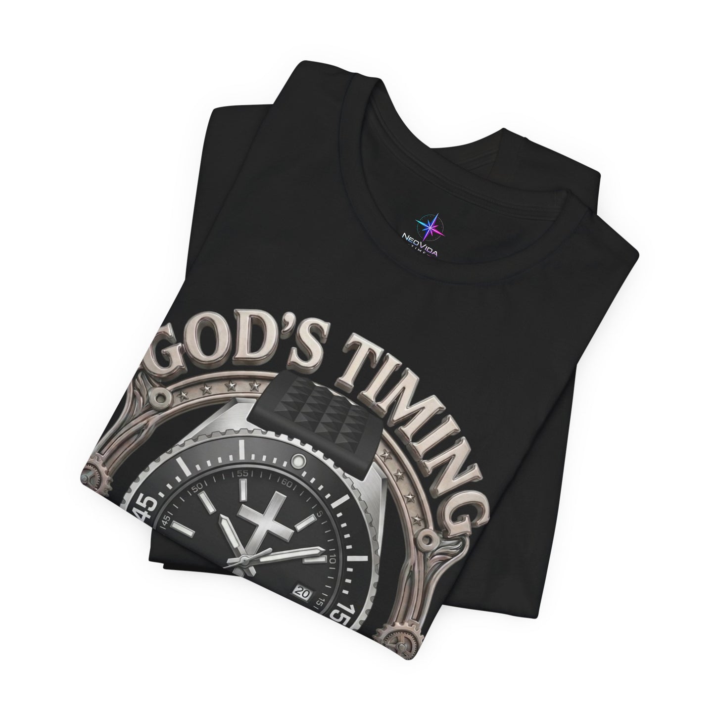 God's Timing Is Perfect Watch Lover T-Shirt | Christian Graphic Tee 5