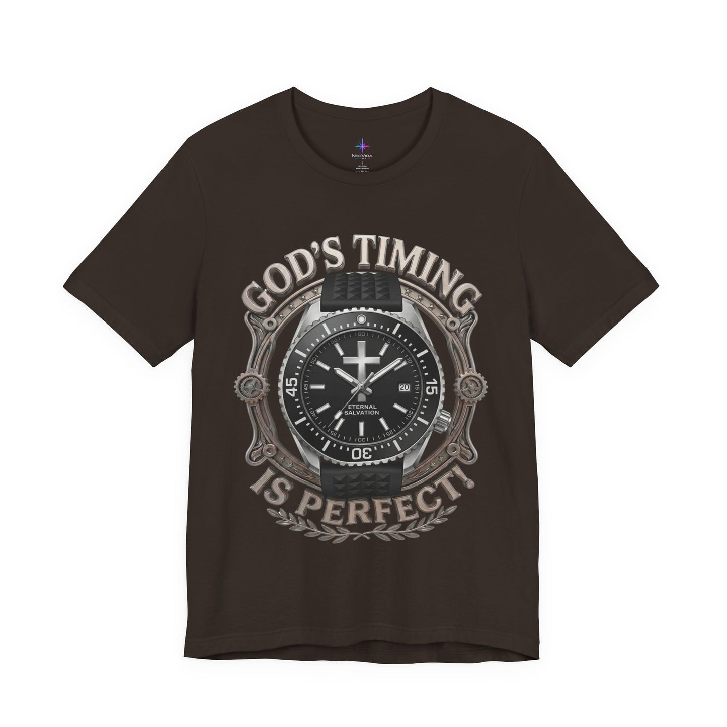 God's Timing Is Perfect Watch Lover T-Shirt | Christian Graphic Tee 5