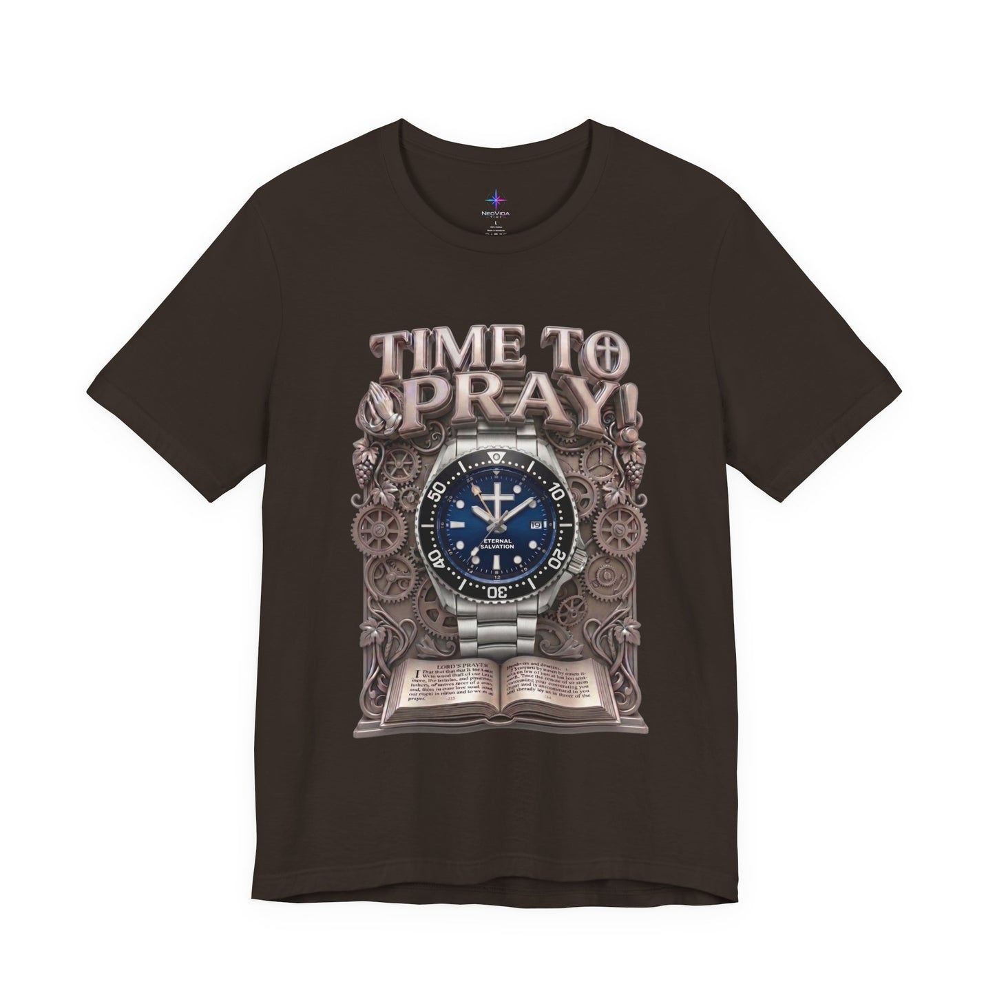 Time To Pray Watch Lover T-Shirt | Christian Graphic Tee 1