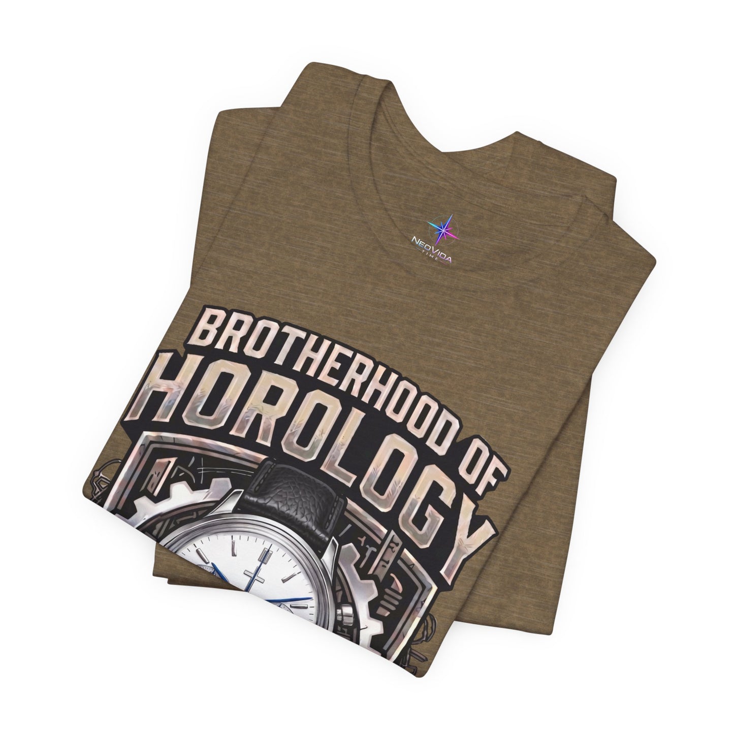 Father's Day Brotherhood of Horology Christian Chrono Watch Lover T-Shirt | A Father in Faith graphic tee