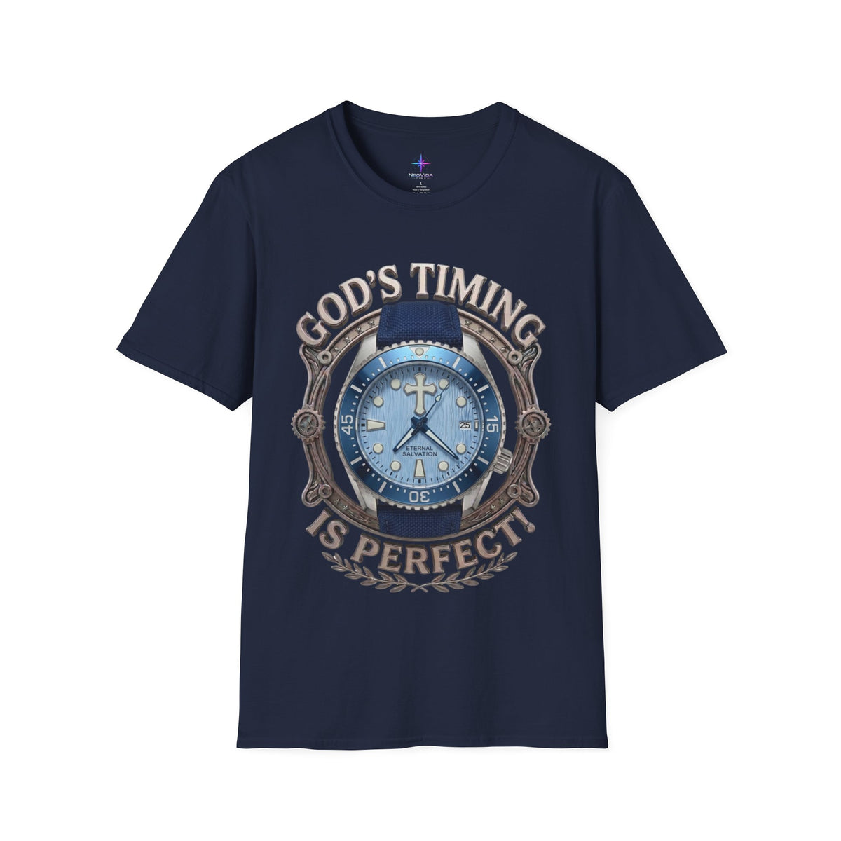 God's Timing Is Perfect Artisan Diver Watch Graphic T-Shirt