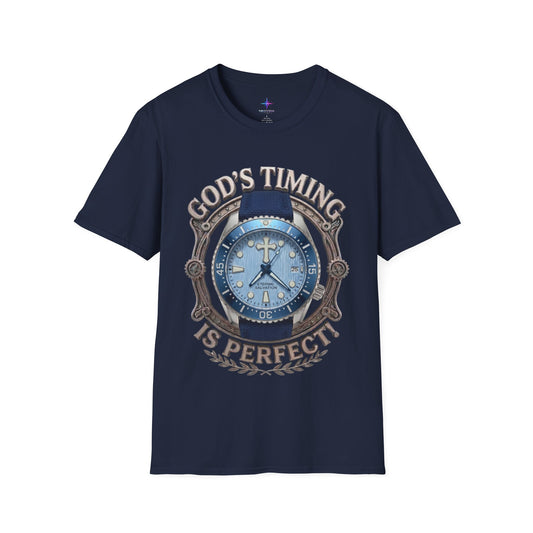 God's Timing Is Perfect Artisan Diver Watch Graphic T-Shirt