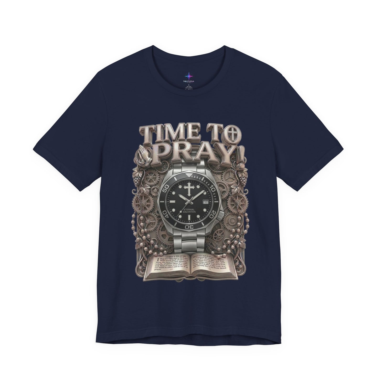 Time To Pray Watch Lover T-Shirt | Christian Graphic Tee 3