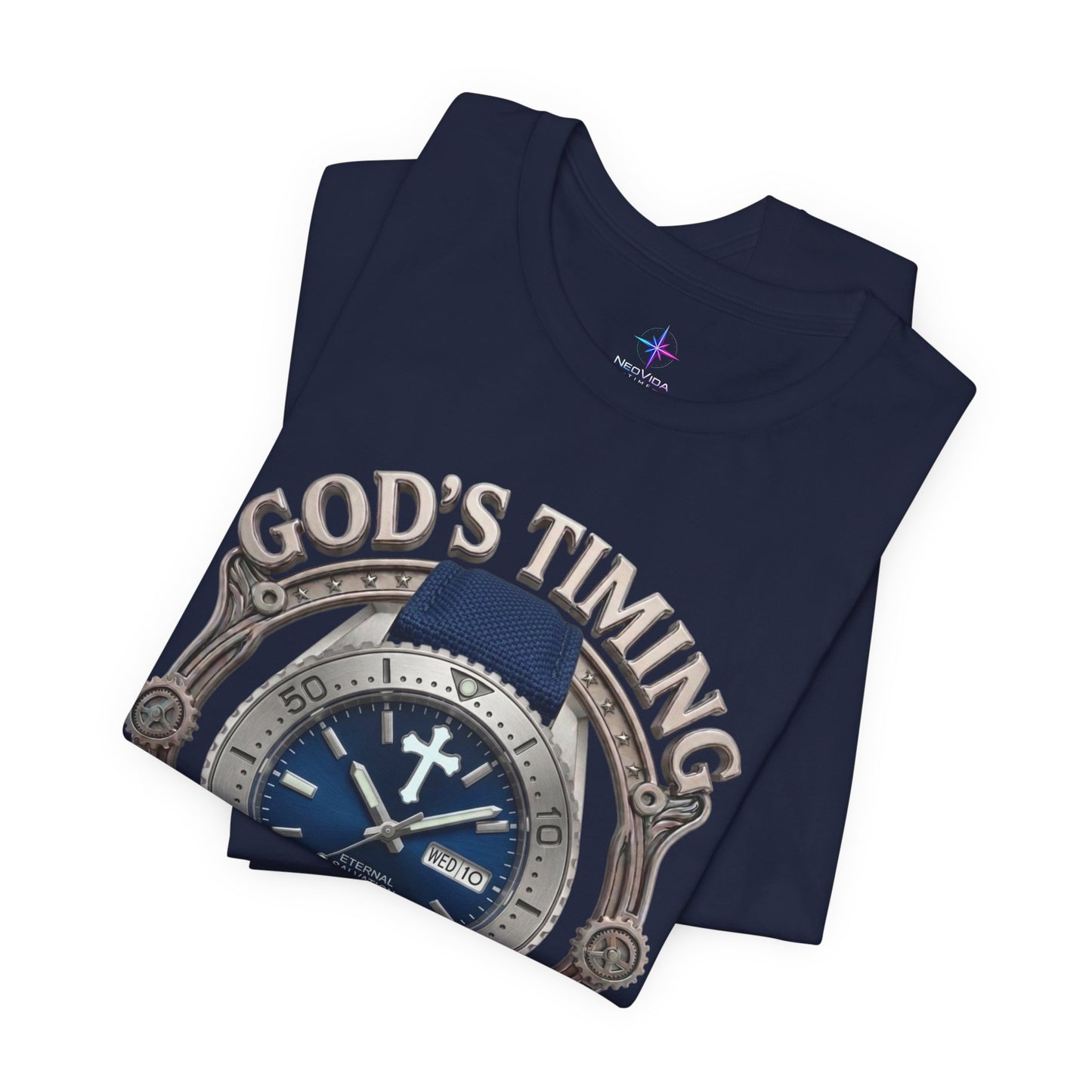 God's Timing Is Perfect Watch Lover T-Shirt | Christian Graphic Tee 2