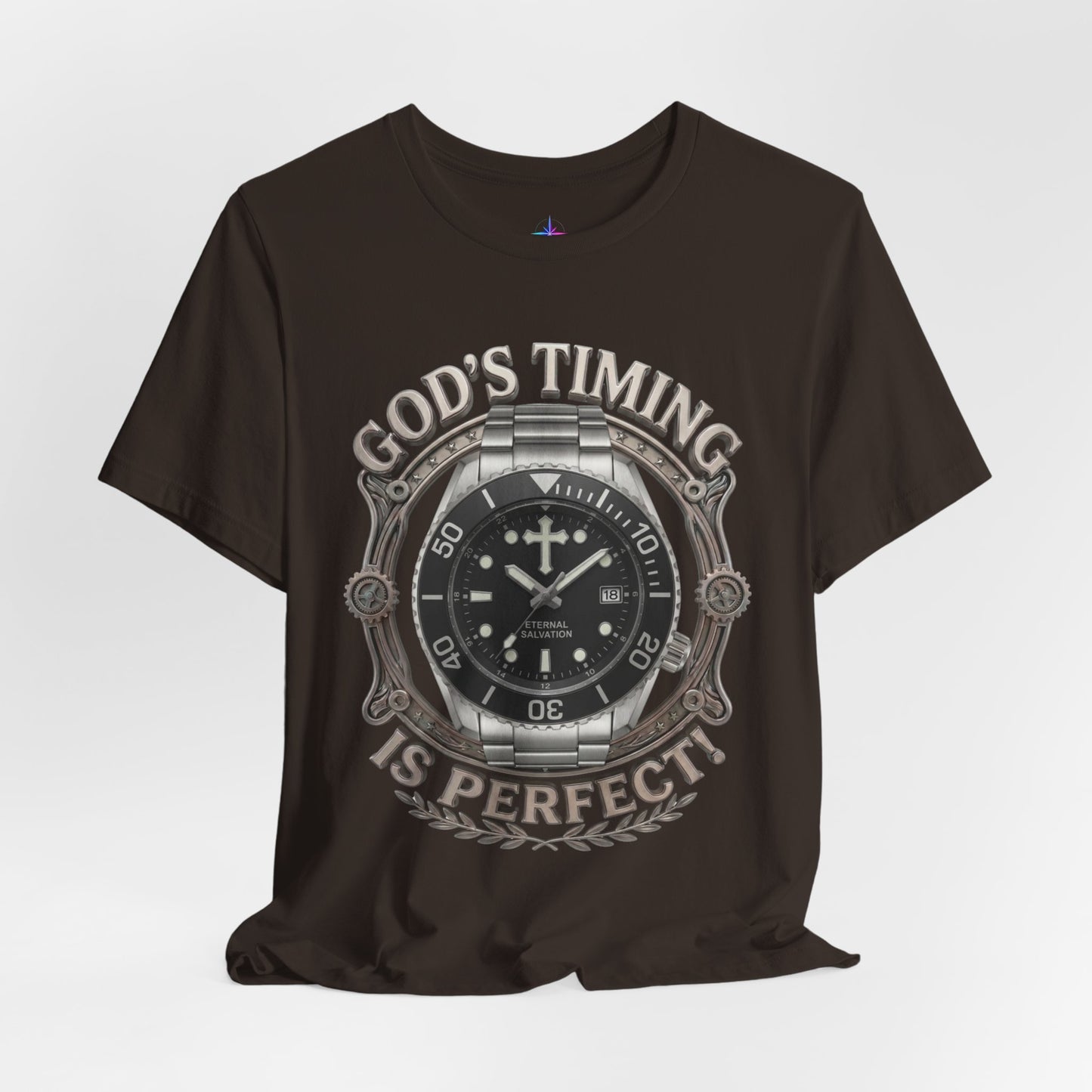 God's Timing Is Perfect Watch Lover T-Shirt | Christian Graphic Tee 3