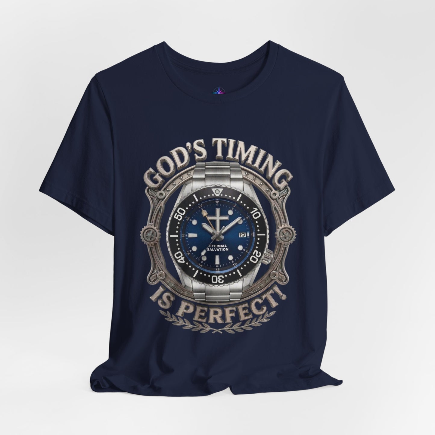 God's Timing Is Perfect Watch Lover T-Shirt | Christian Graphic Tee 1