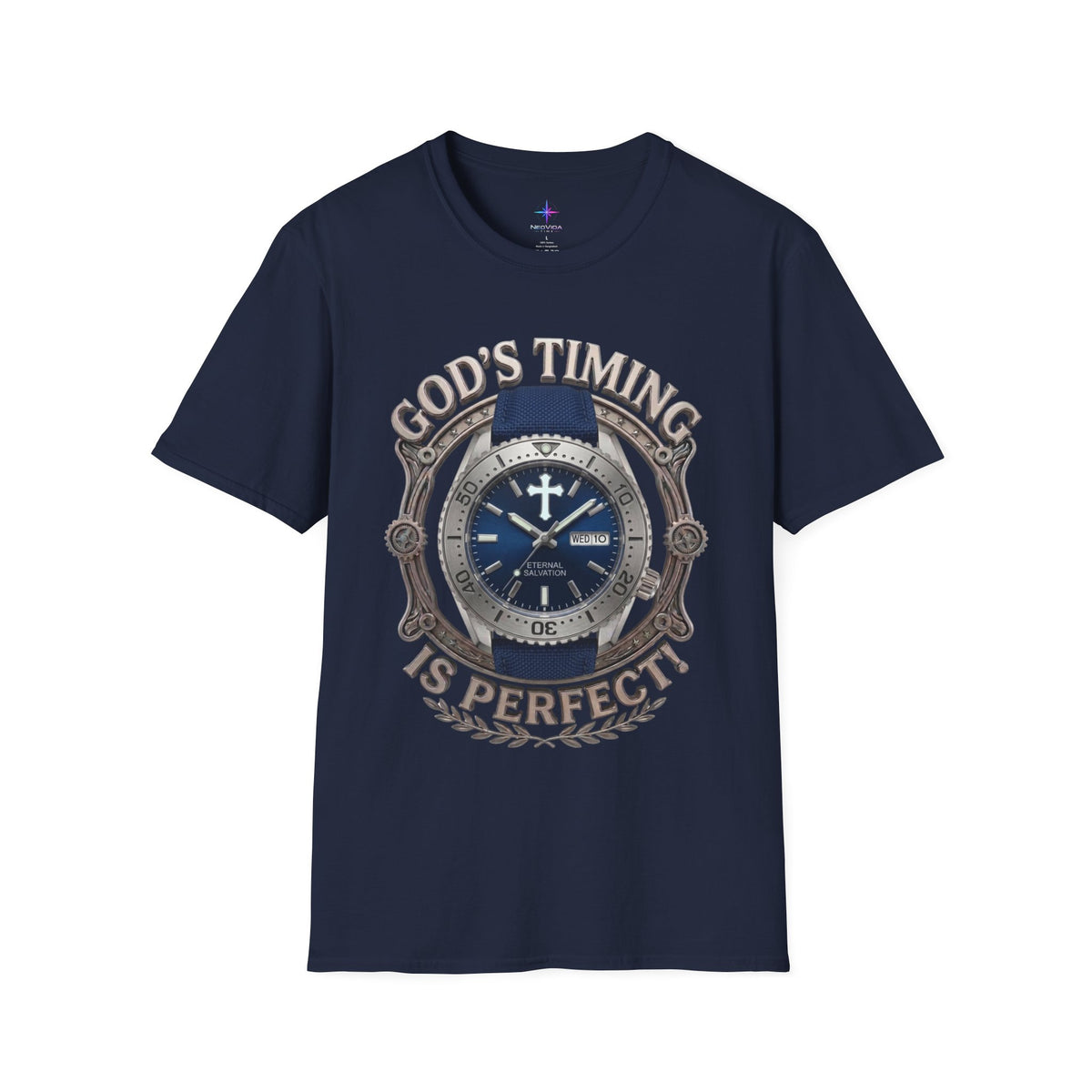God's Timing Is Perfect Steel Diver Watch Graphic T-Shirt
