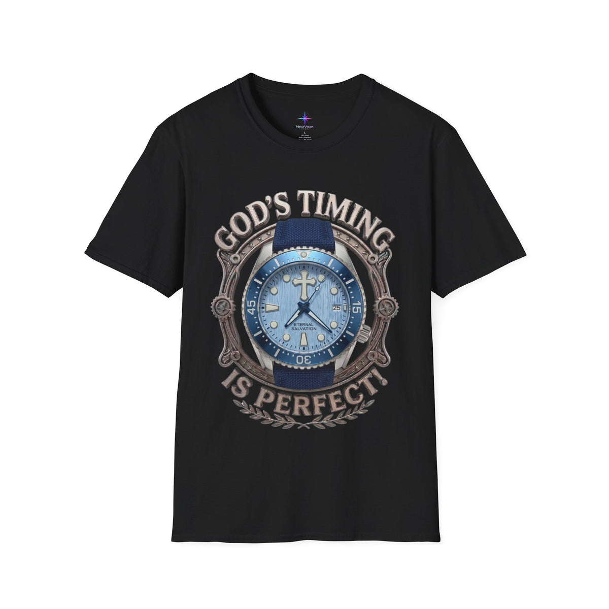 God's Timing Is Perfect Artisan Diver Watch Graphic T-Shirt