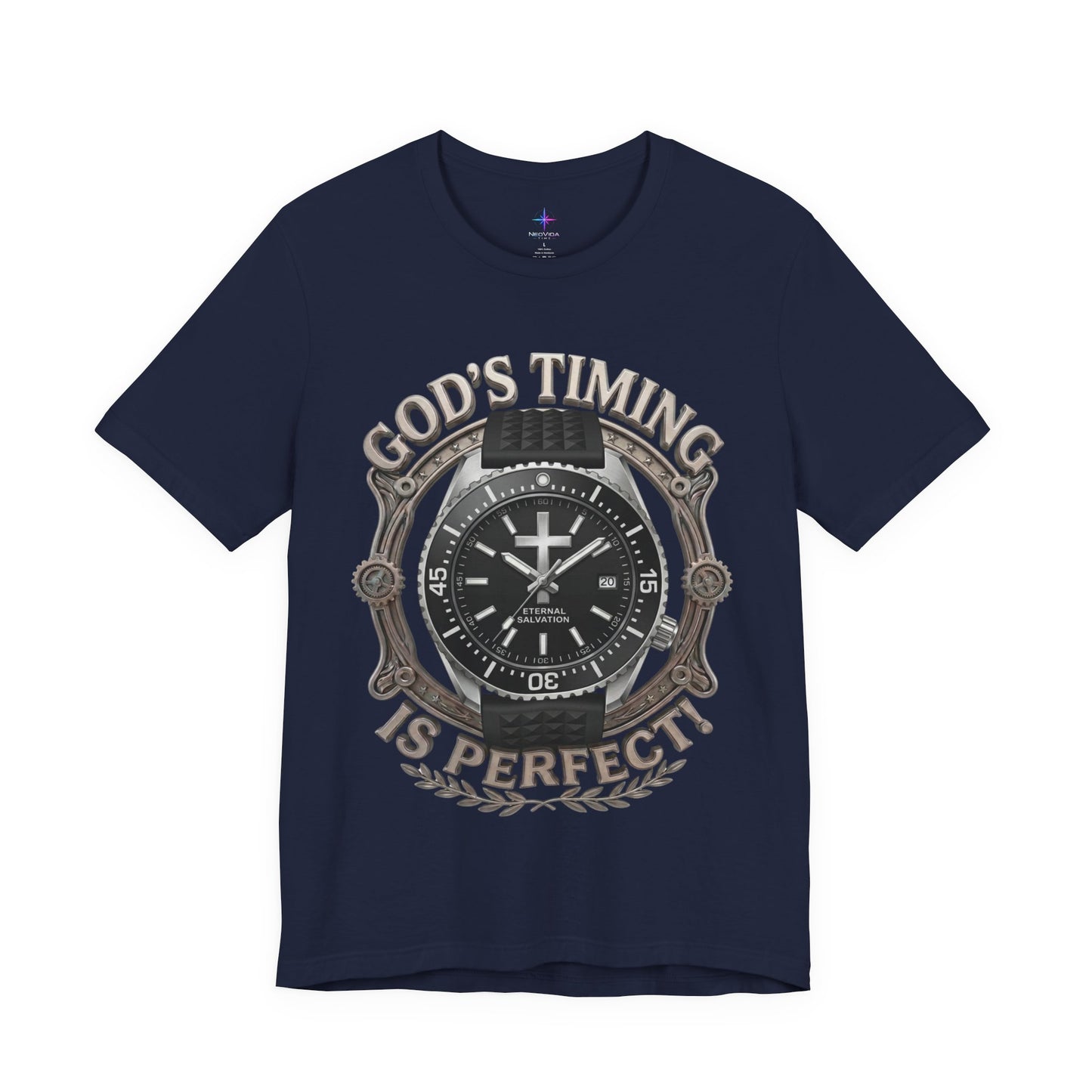 God's Timing Is Perfect Watch Lover T-Shirt | Christian Graphic Tee 5