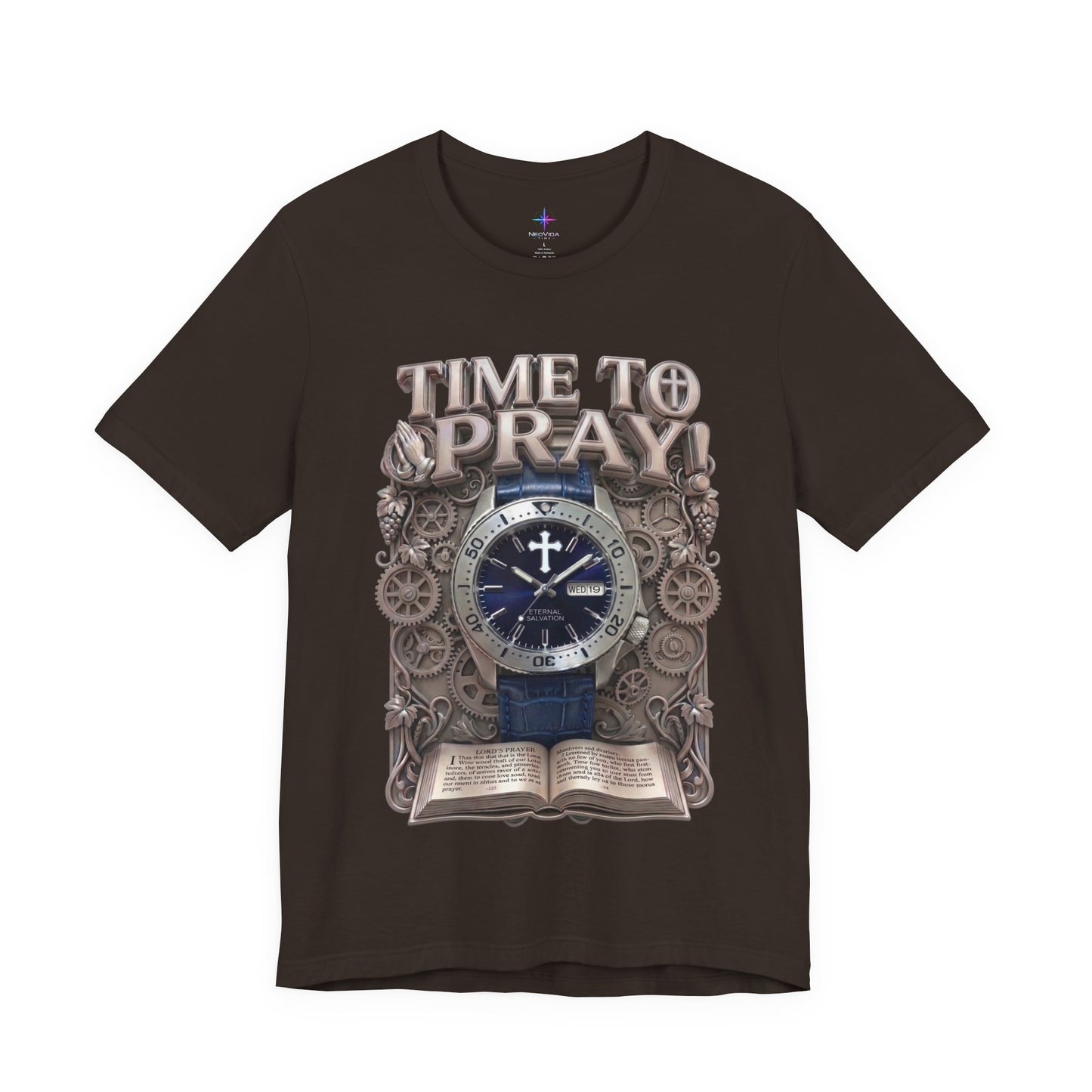Time To Pray Watch Lover T-Shirt | Christian Graphic Tee 2