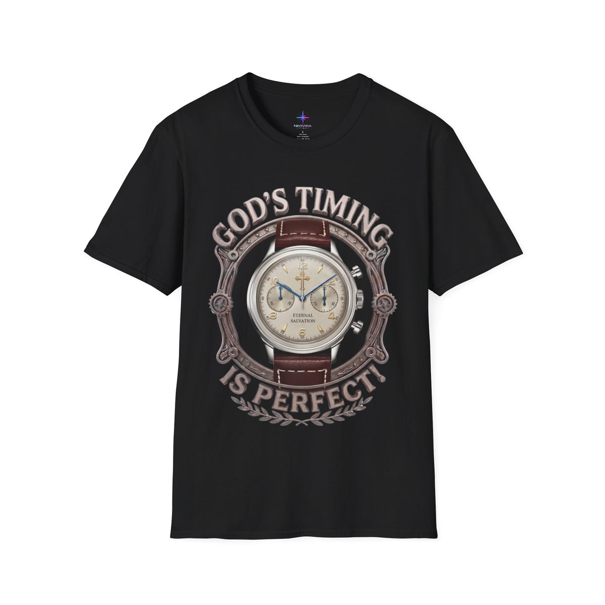 God's Timing Is Perfect Chronograph Watch Graphic T-Shirt