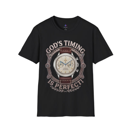 God's Timing Is Perfect Chronograph Watch Graphic T-Shirt