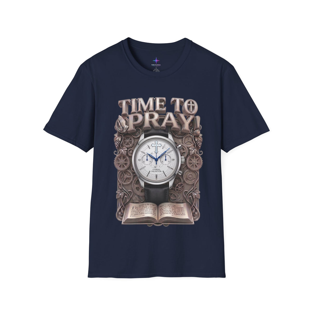 Time to Pray Chronograph Graphic T-Shirt