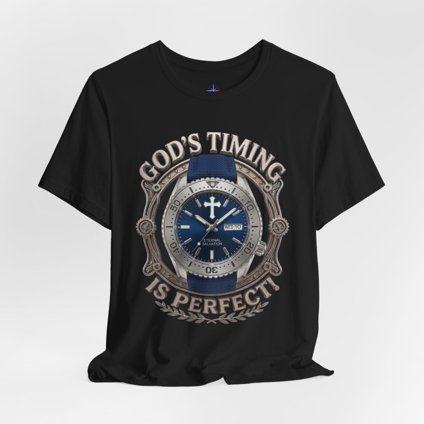 God's Timing Is Perfect Watch Lover T-Shirt | Christian Graphic Tee 2