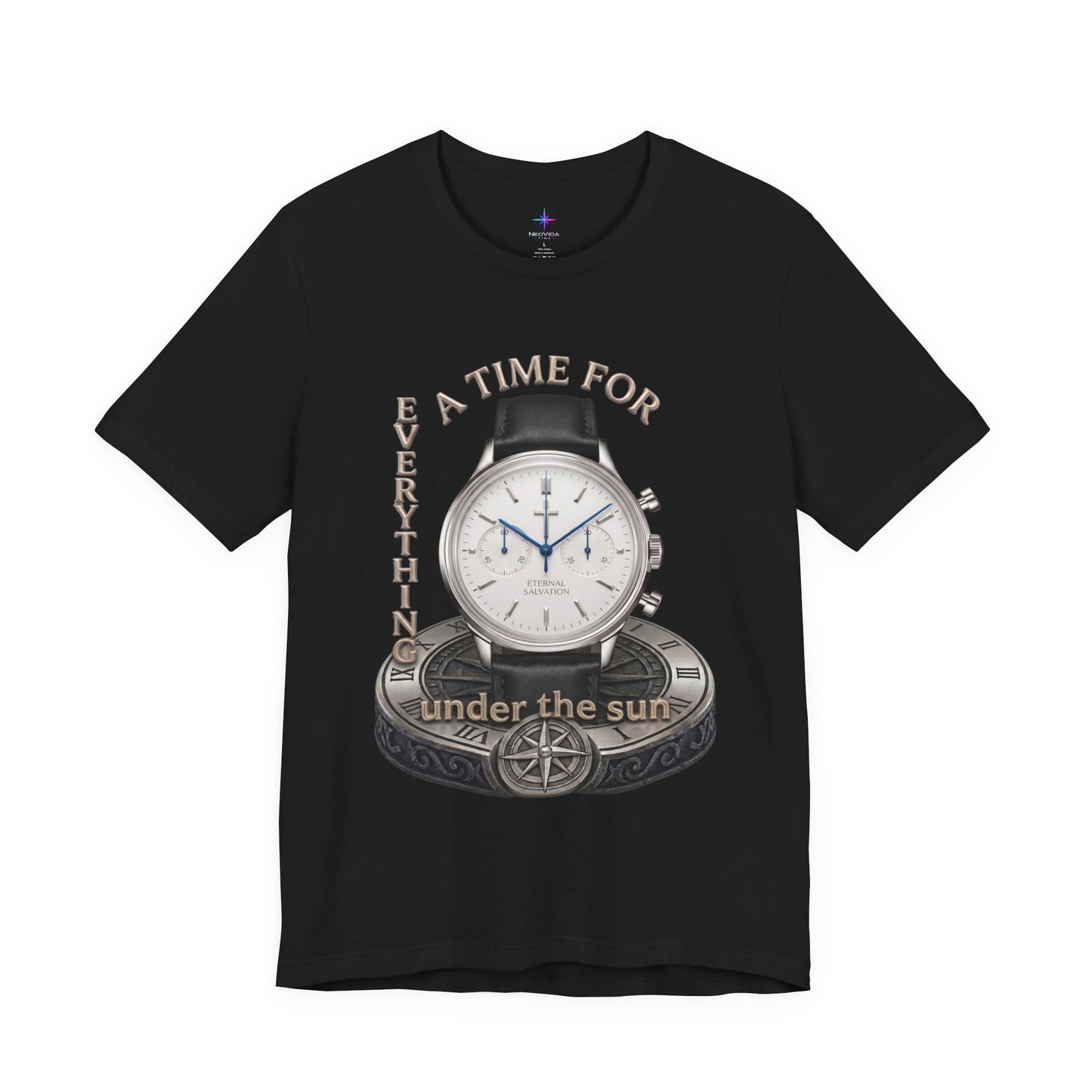 "A Time for Everything" Chronograph Graphic T-Shirt
