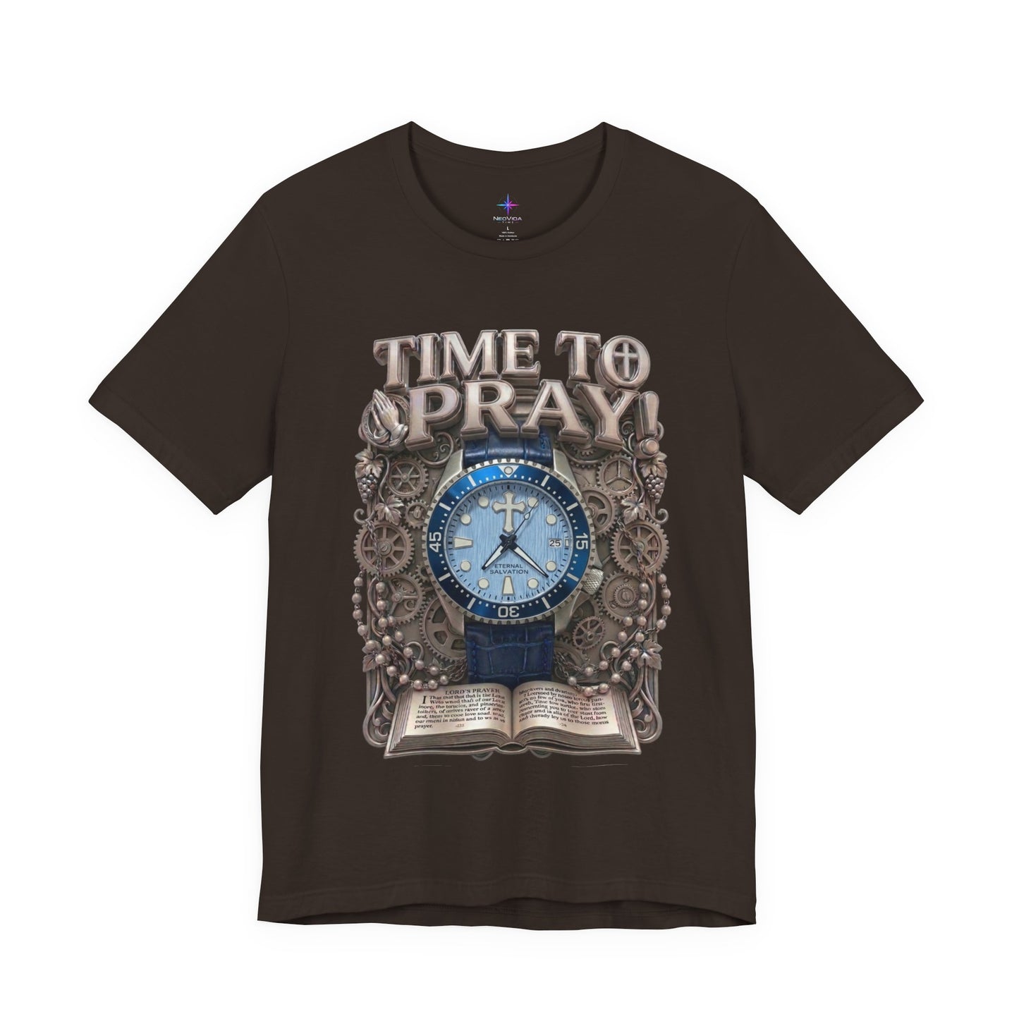 Time To Pray Watch Lover T-Shirt | Christian Graphic Tee 4