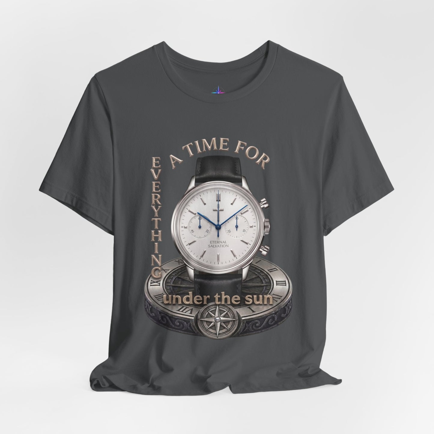 "A Time for Everything" Chronograph Graphic T-Shirt