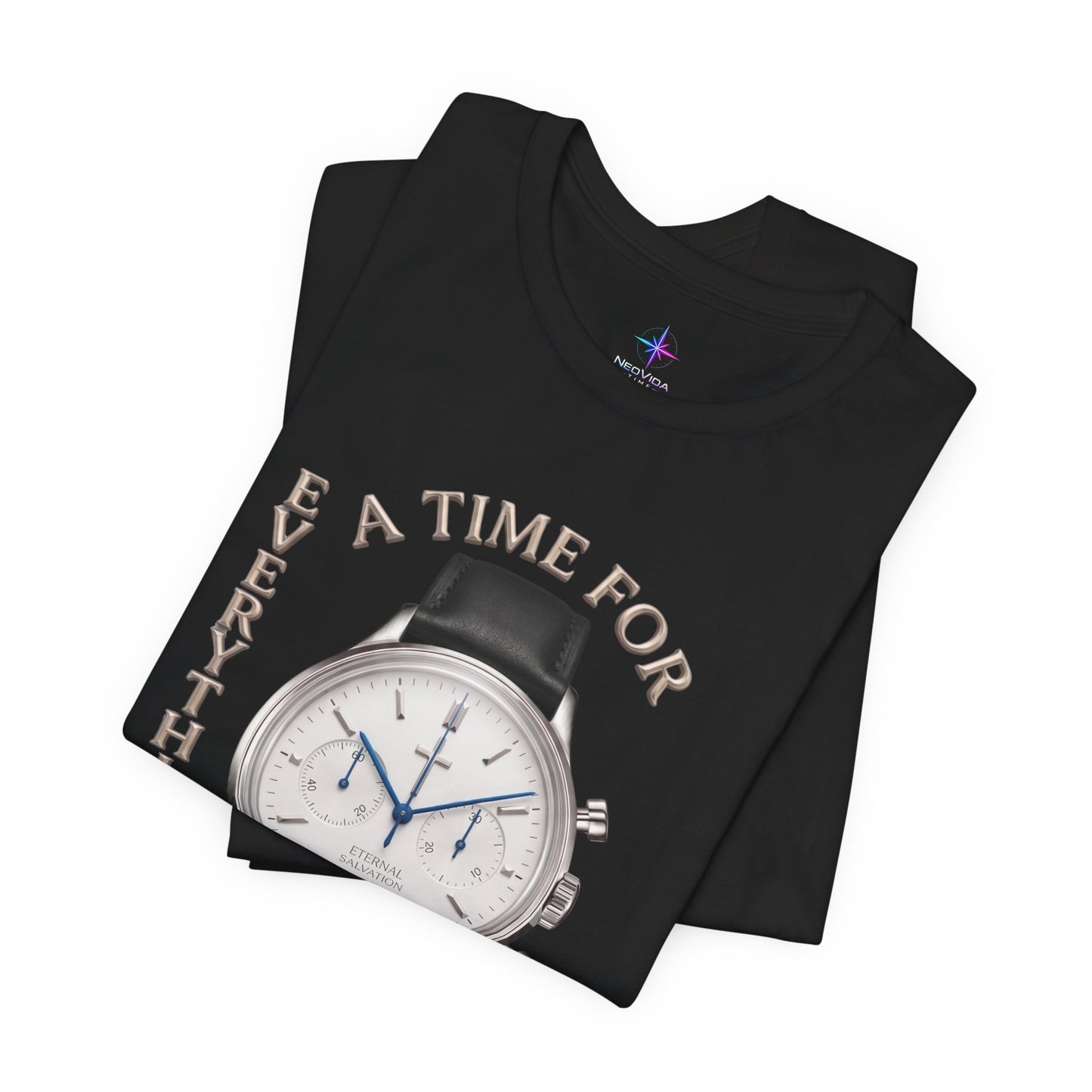 "A Time for Everything" Chronograph Graphic T-Shirt