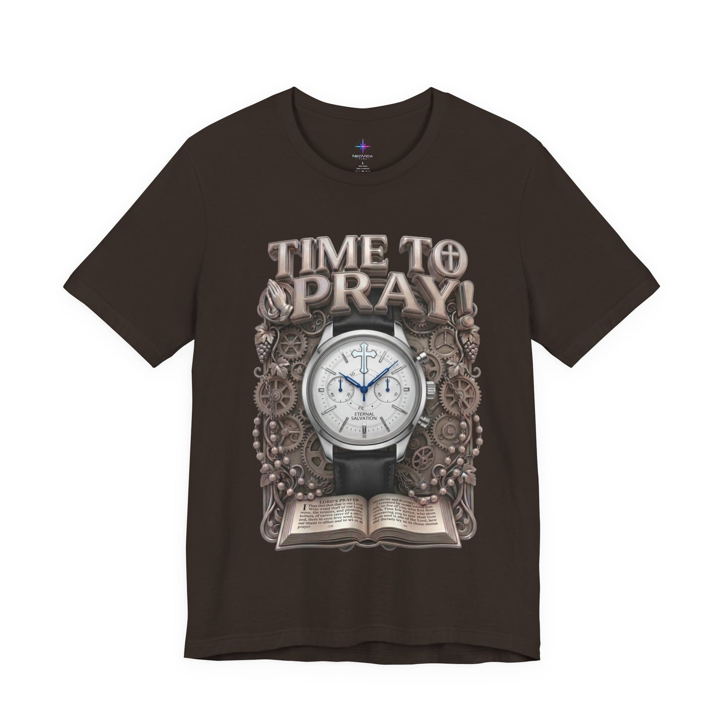 Time To Pray Watch Lover T-Shirt | Christian Graphic Tee 7