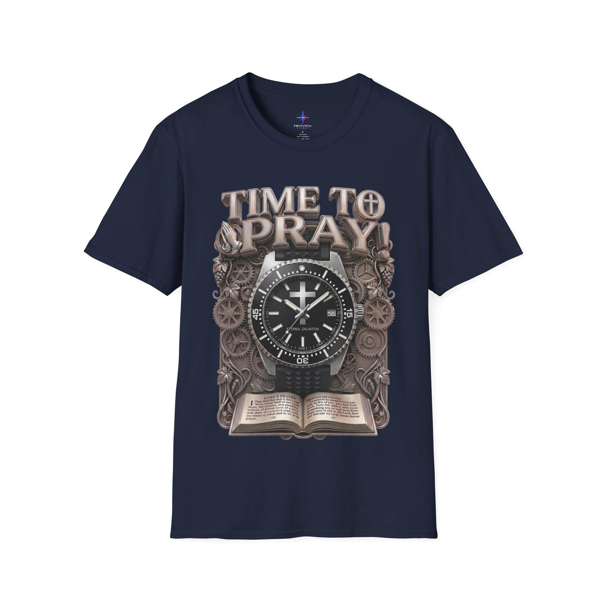 Time to Pray Tactical Diver Graphic T-Shirt