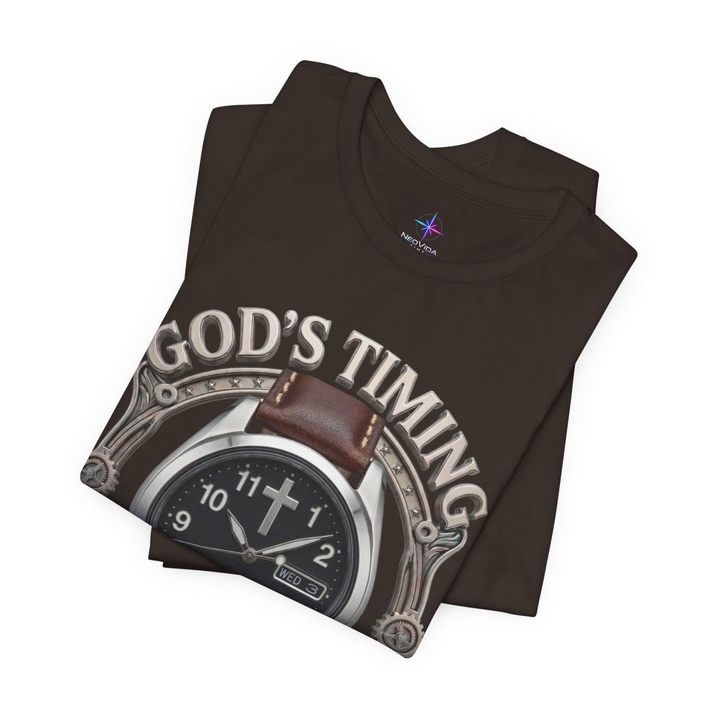 God's Timing Is Perfect Watch Lover T-Shirt | Christian Graphic Tee 6